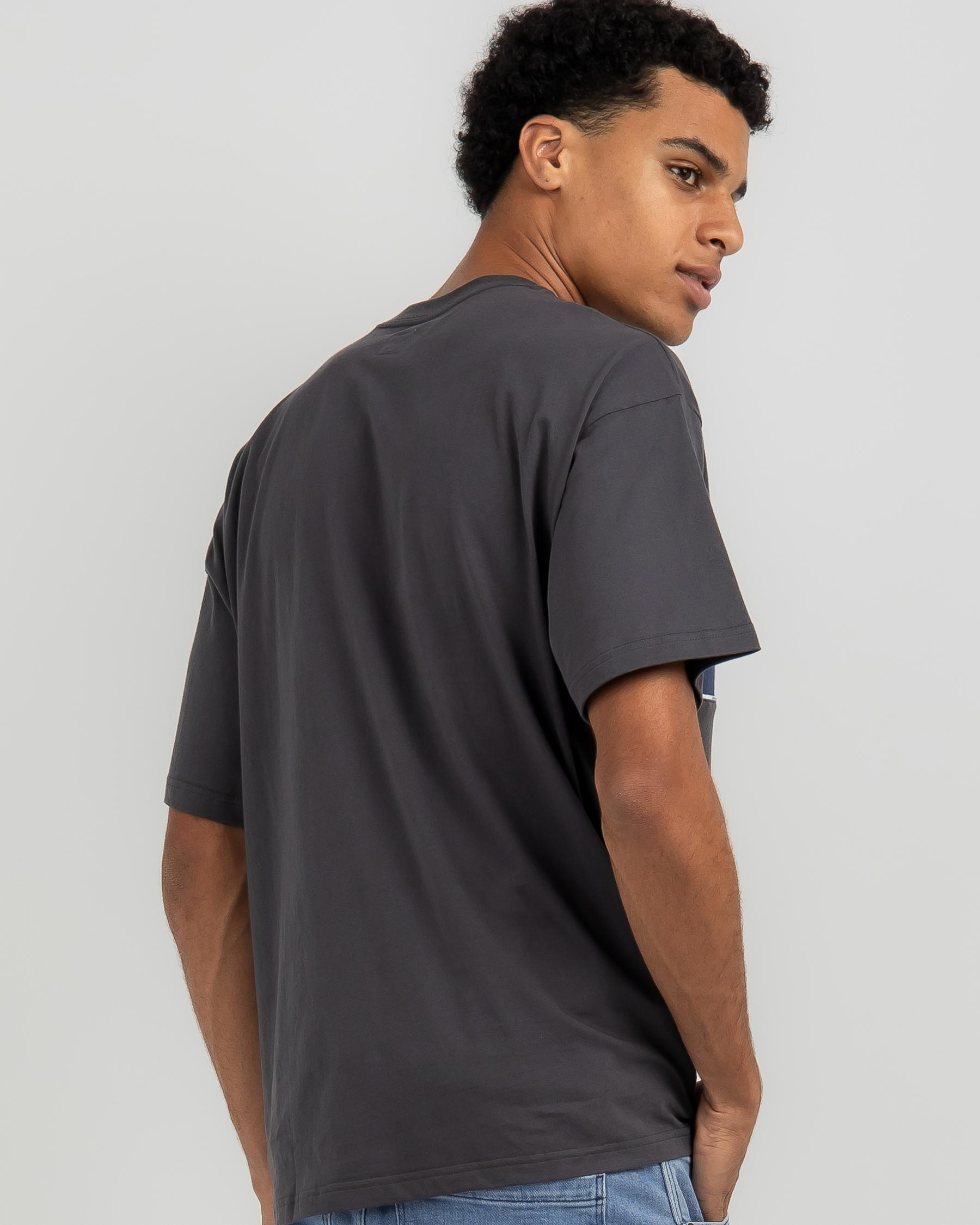 Shop Billabong Backbeach T-Shirt In Washed Black - Fast Shipping & Easy ...