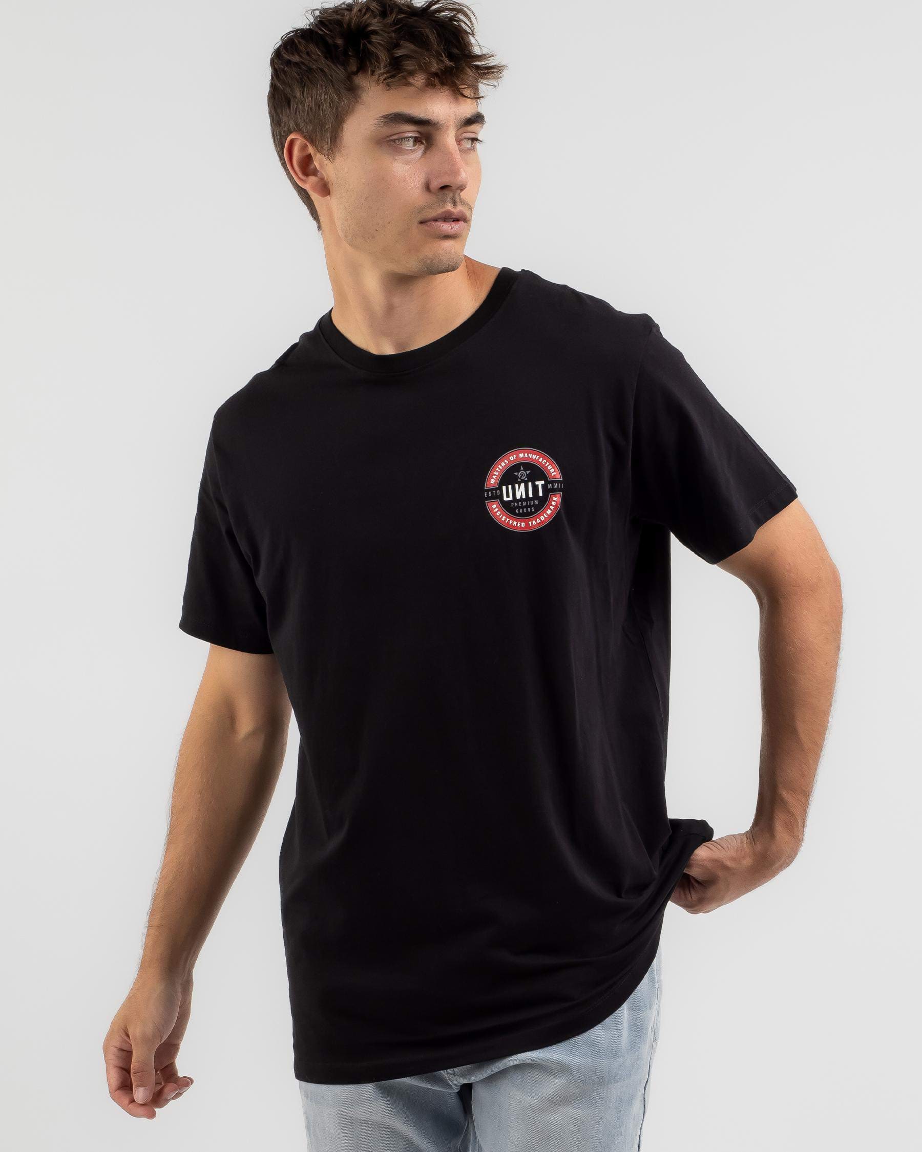 Shop Unit Felix T-Shirt In Black - Fast Shipping & Easy Returns - City ...