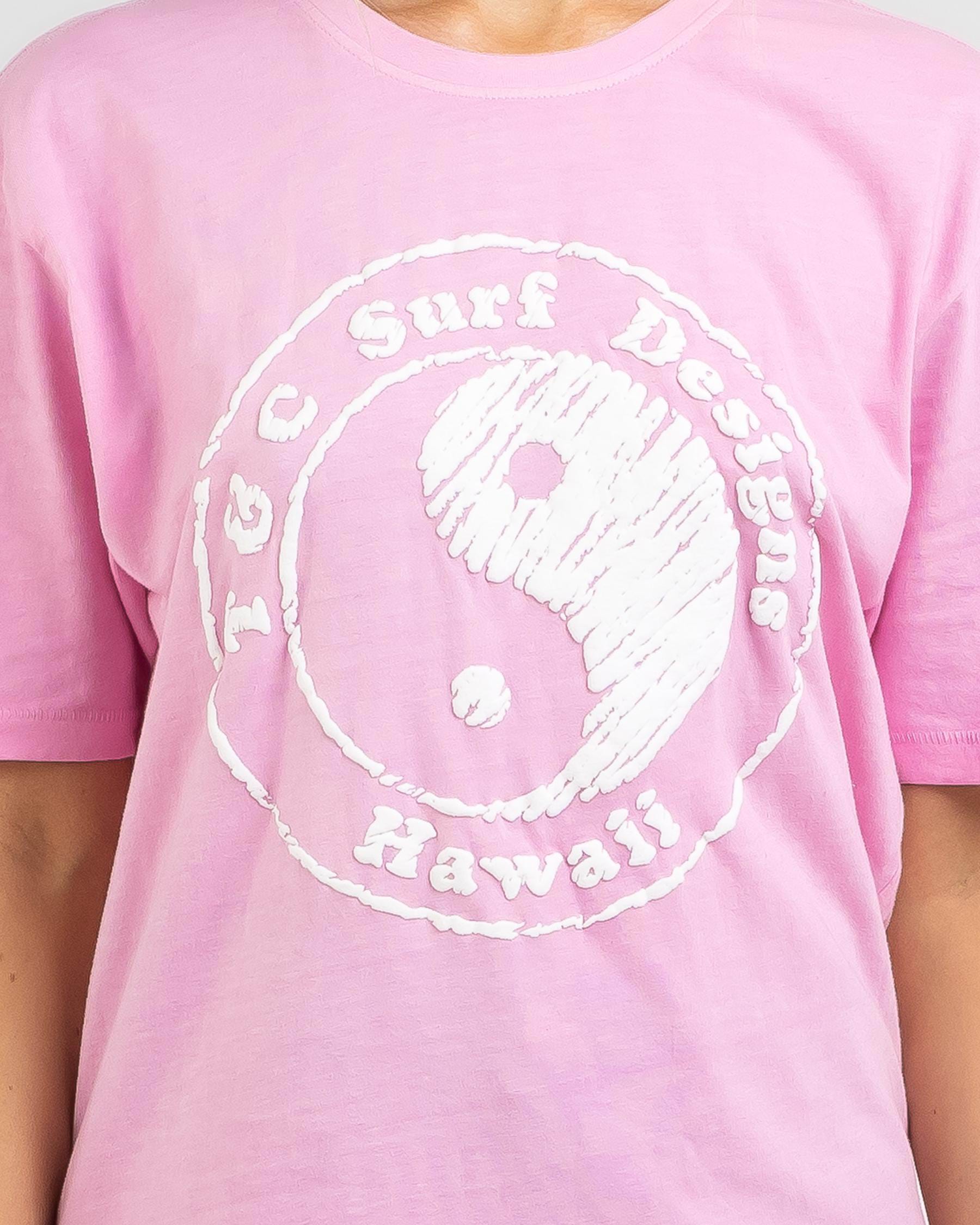 Shop Town & Country Surf Designs OG Puff T-Shirt In Washed Pink - Fast ...