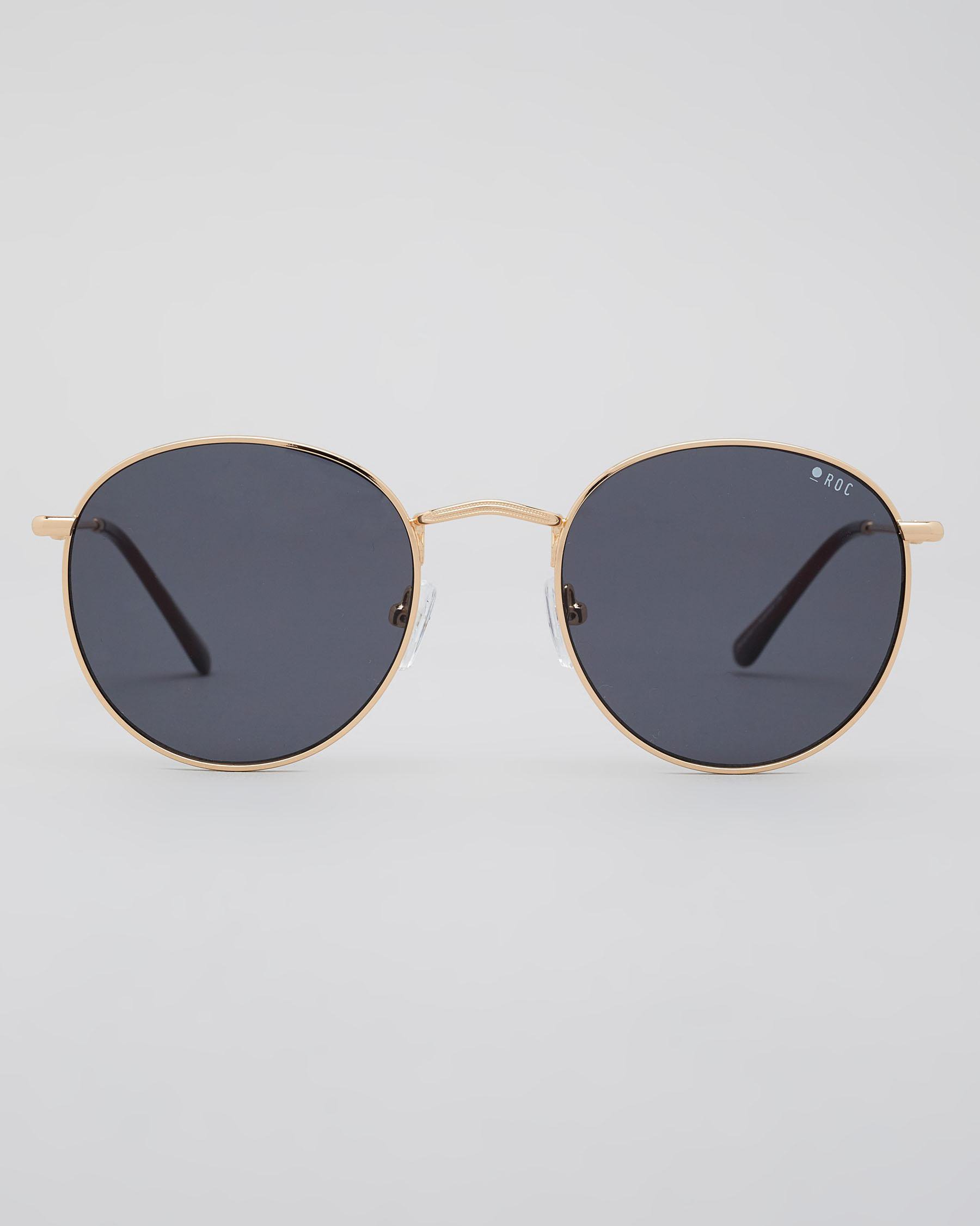 Shop ROC Eyewear Knockout V2 Sunglasses In Gold/smoke - Fast Shipping ...