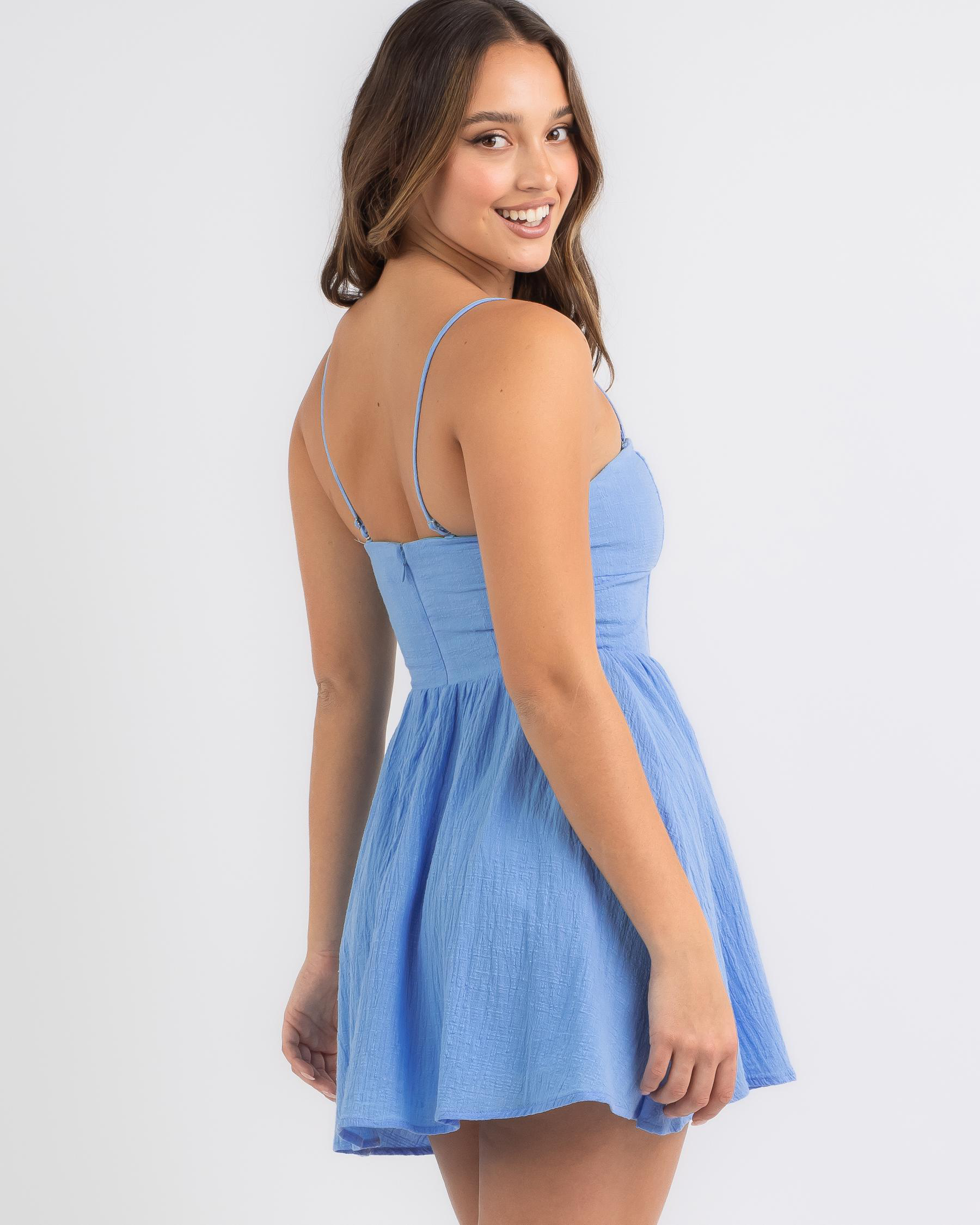 Shop Mooloola Atlas Dress In Blue - Fast Shipping & Easy Returns - City ...