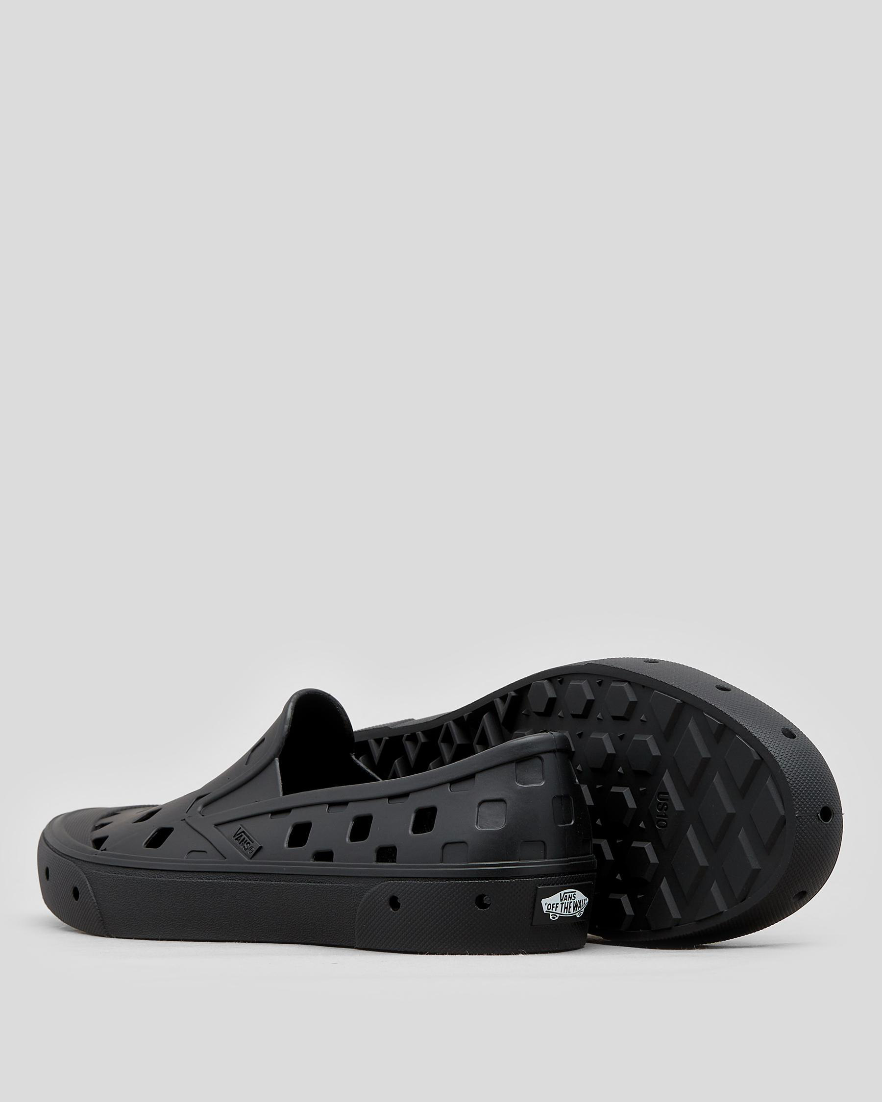 Shop Vans Trek Slip-On Shoes In Black - Fast Shipping & Easy Returns ...