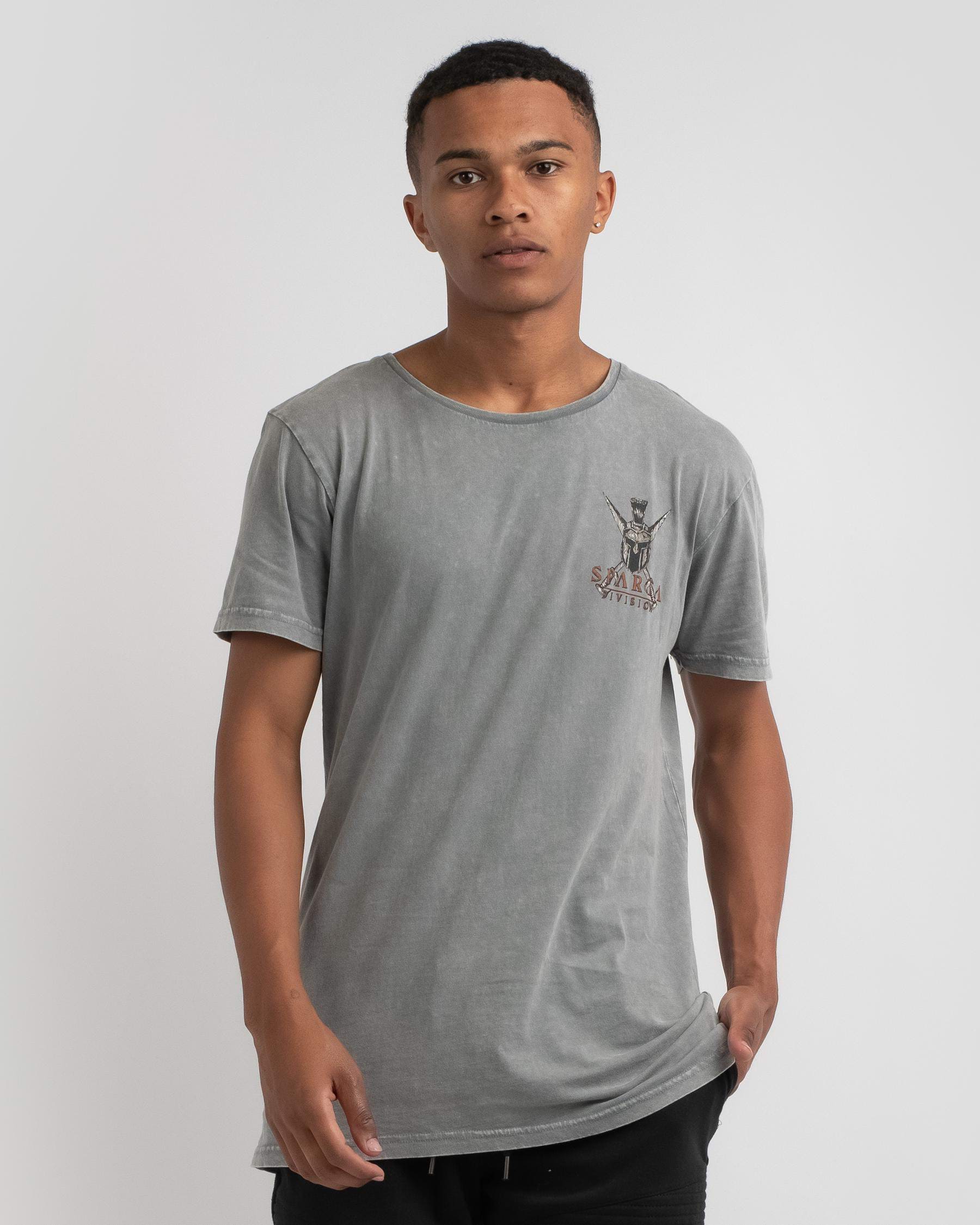 Shop Sparta Serpent T-Shirt In Light Grey Acid - Fast Shipping & Easy ...