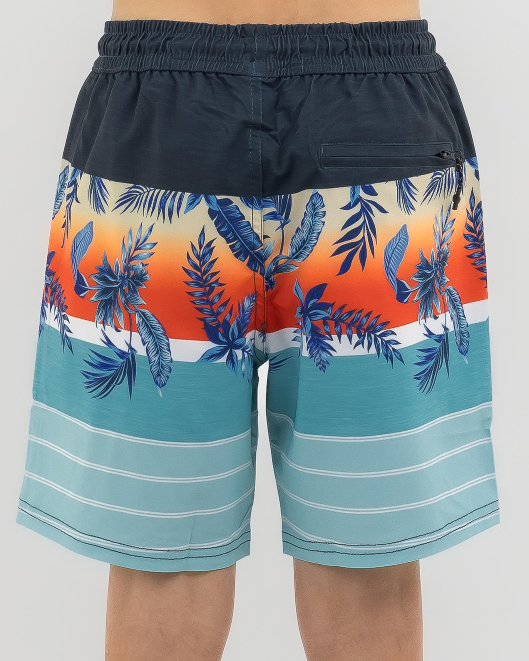 Shop Skylark Boys' Amazonia Mully Shorts In Floral - Fast Shipping ...
