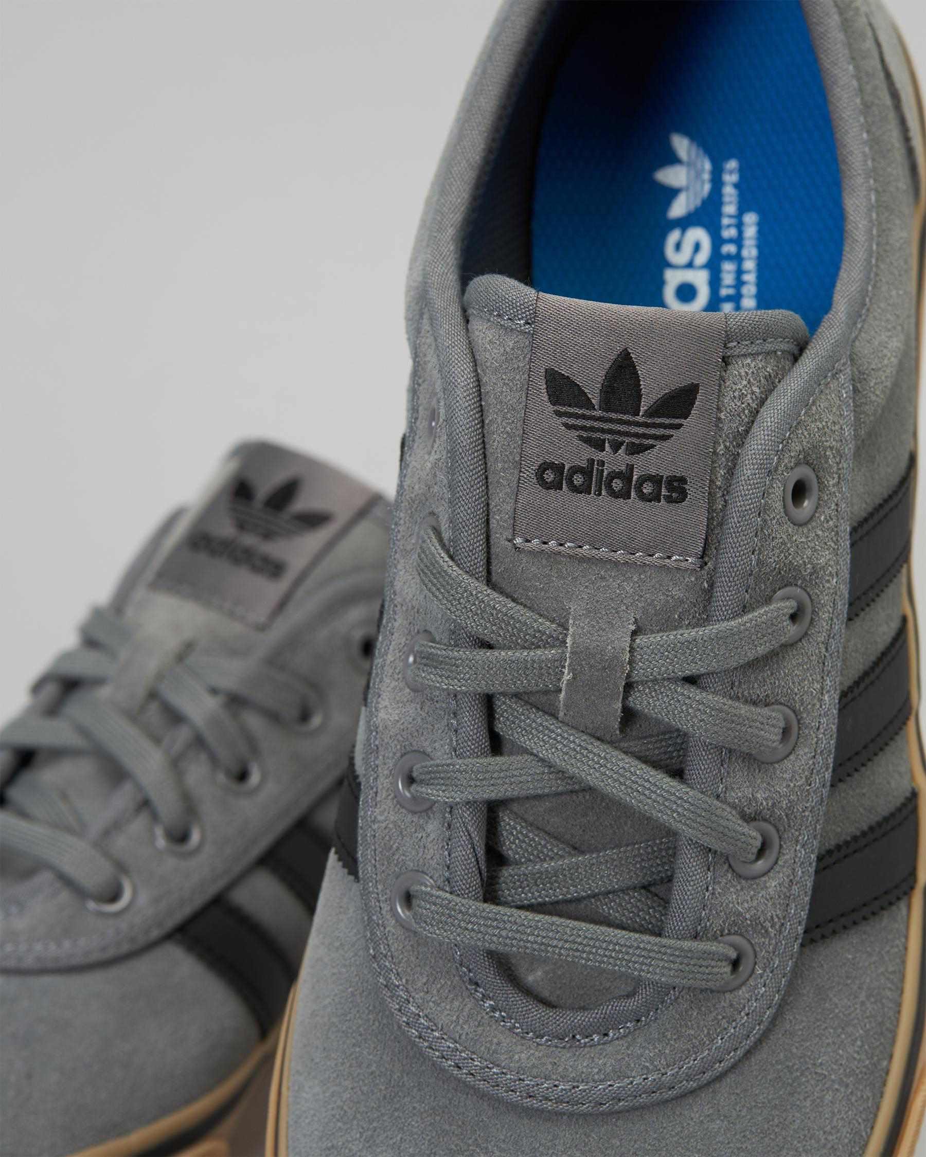 Adidas AdiEase Shoes In Grey Four/core Black/gum4 - Fast Shipping ...