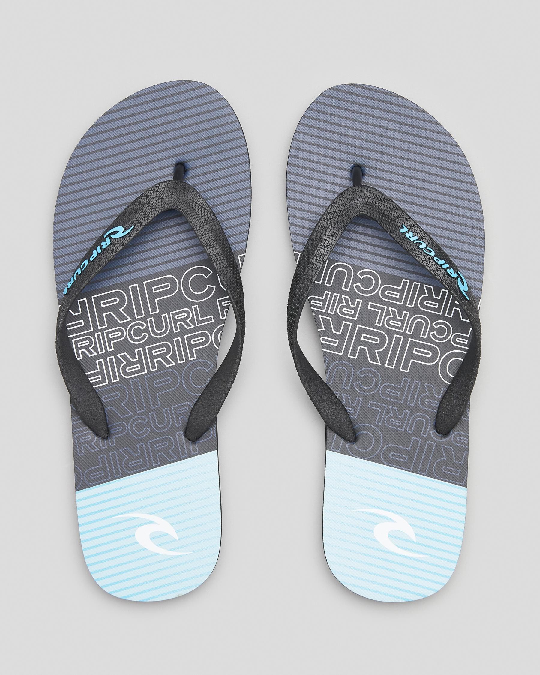 Rip Curl Stacked House Thongs In Navy/blue - Fast Shipping & Easy ...