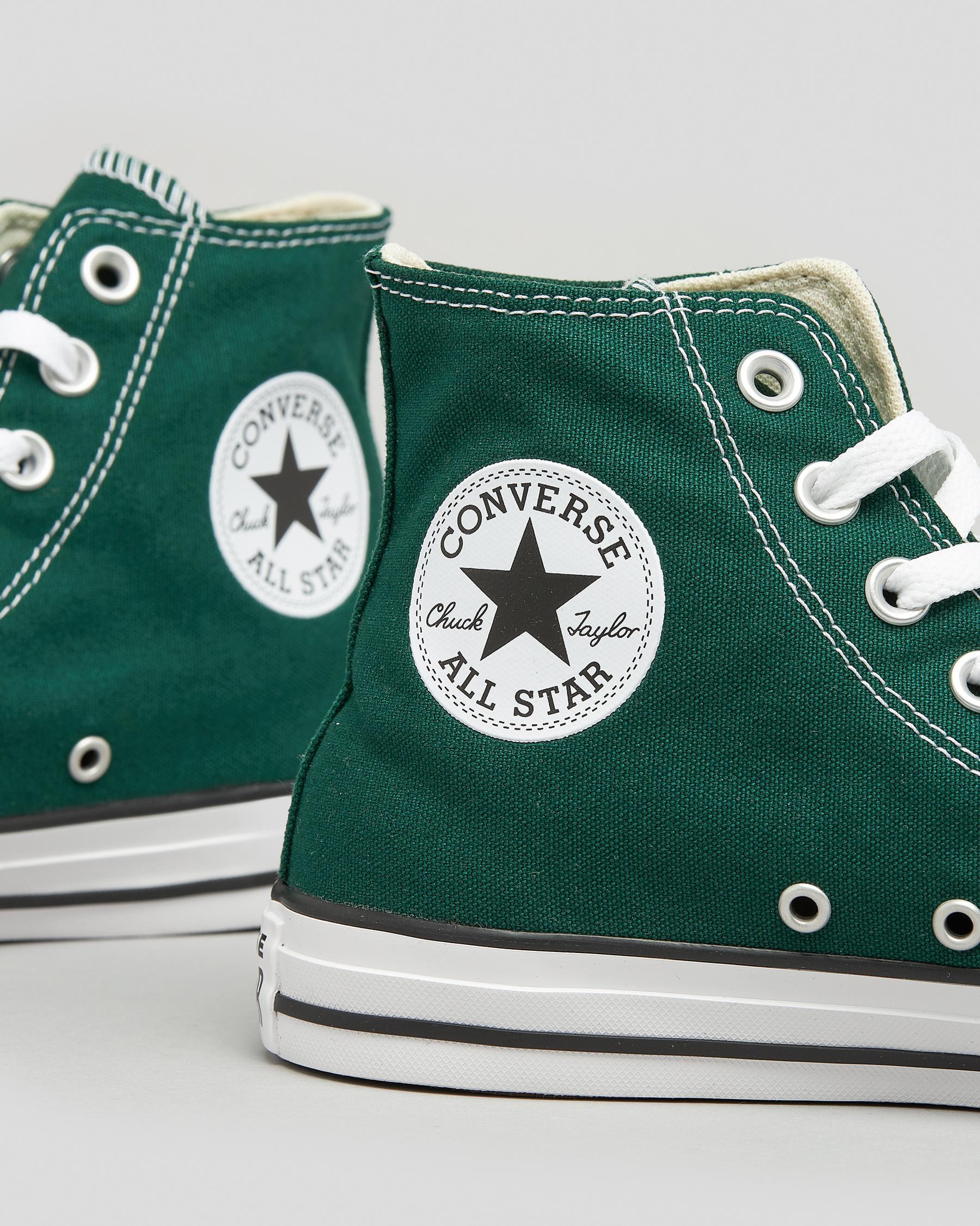 Shop Converse Womens Chuck Taylor All Star Hi-Top Shoes In Midnight ...