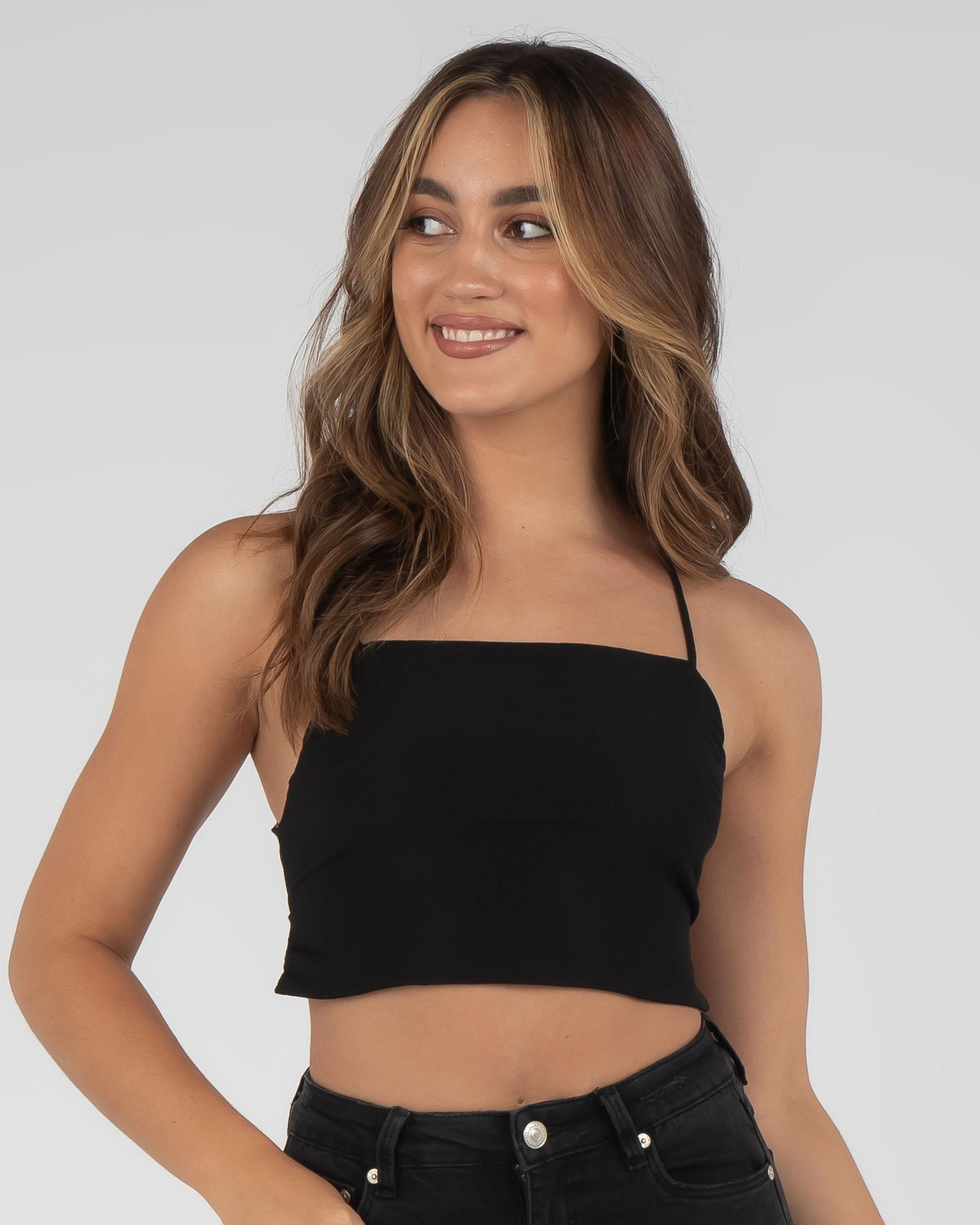 Shop Ava And Ever Ivy Top In Black - Fast Shipping & Easy Returns ...