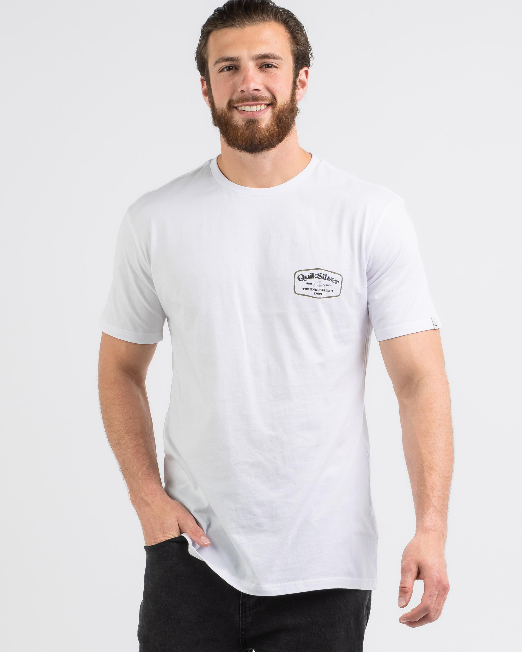 Quiksilver Into Clouds T-Shirt In White | City Beach Australia