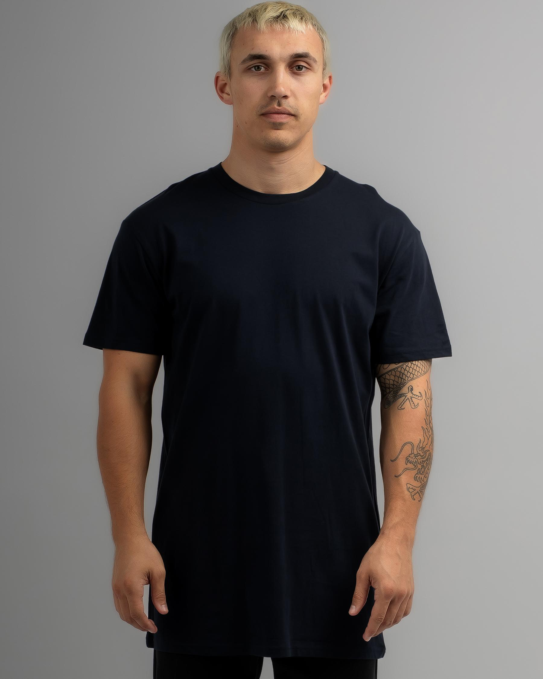 Shop AS Colour Tall T-Shirt In Navy - Fast Shipping & Easy Returns ...