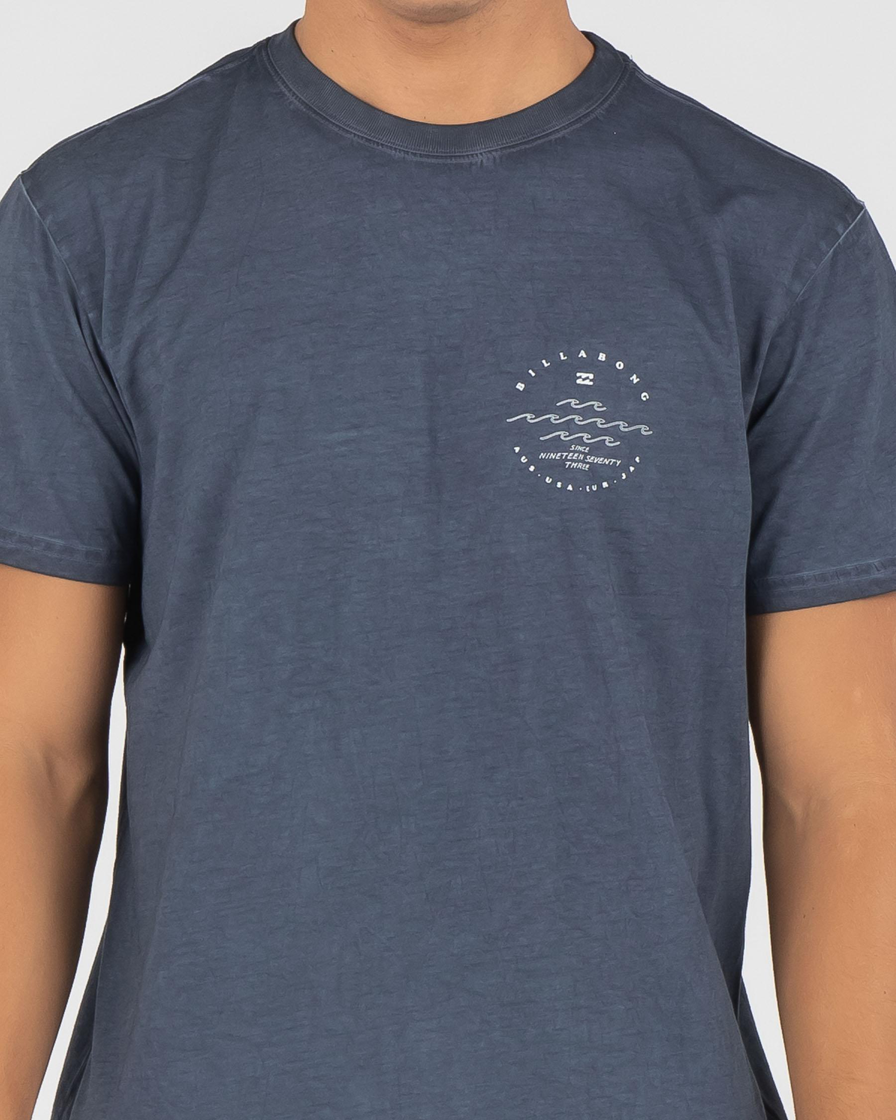 Shop Billabong Wavy Davy T-Shirt In Dark Indigo - Fast Shipping & Easy ...