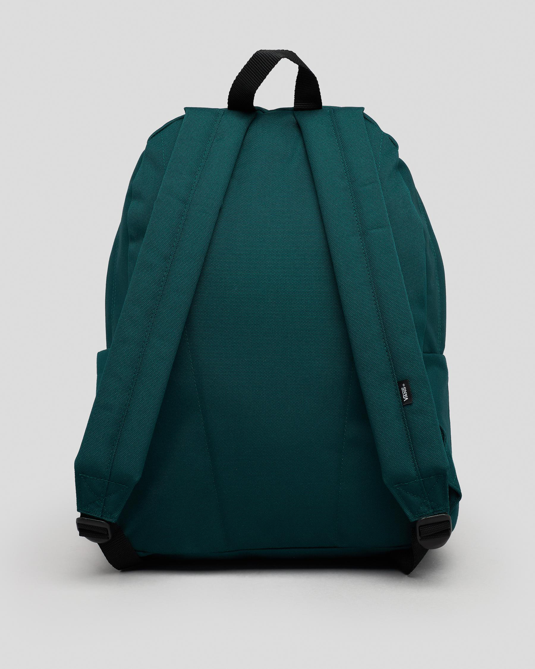 Shop Vans Old Skool Drop V Backpack In Green - Fast Shipping & Easy ...