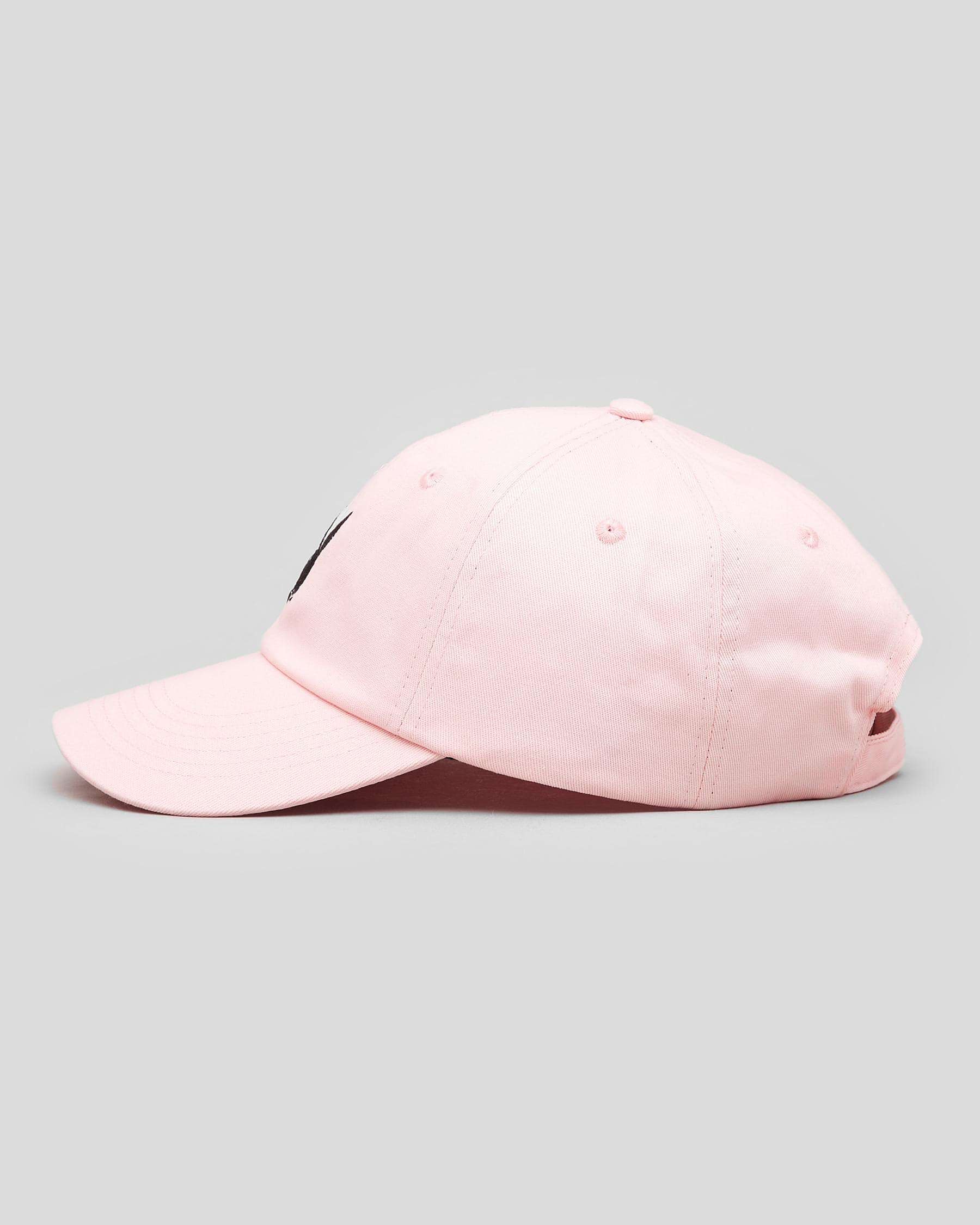 Shop Playboy Curved Peak Soft Cap In Pink - Fast Shipping & Easy ...