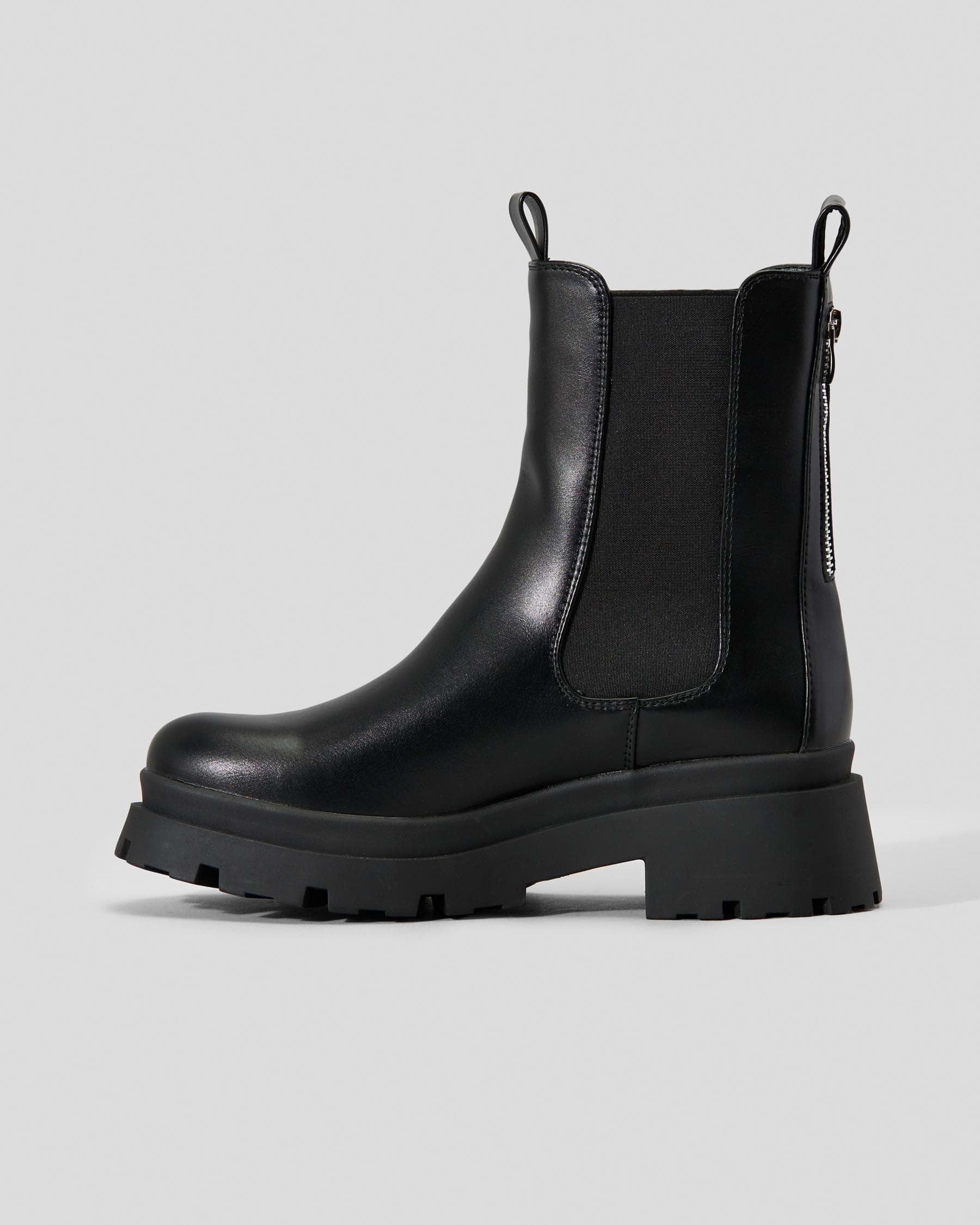 Shop Jonnie Private Boots In Black - Fast Shipping & Easy Returns ...