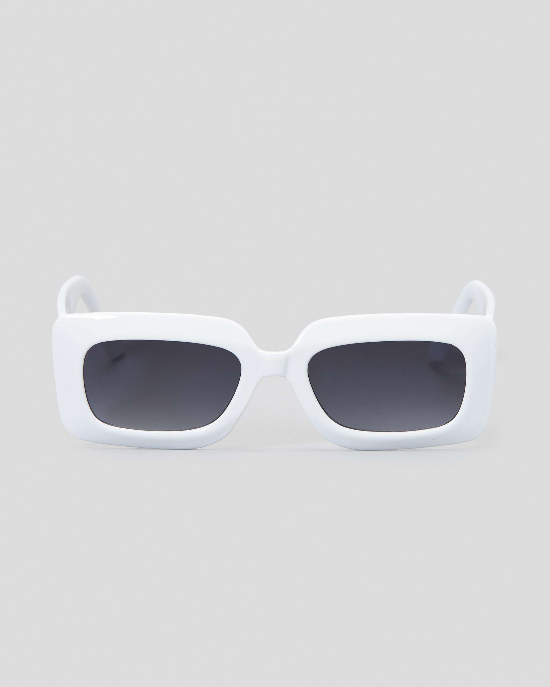 Indie Eyewear Hamilton Sunglasses In White/smoke - FREE* Shipping ...