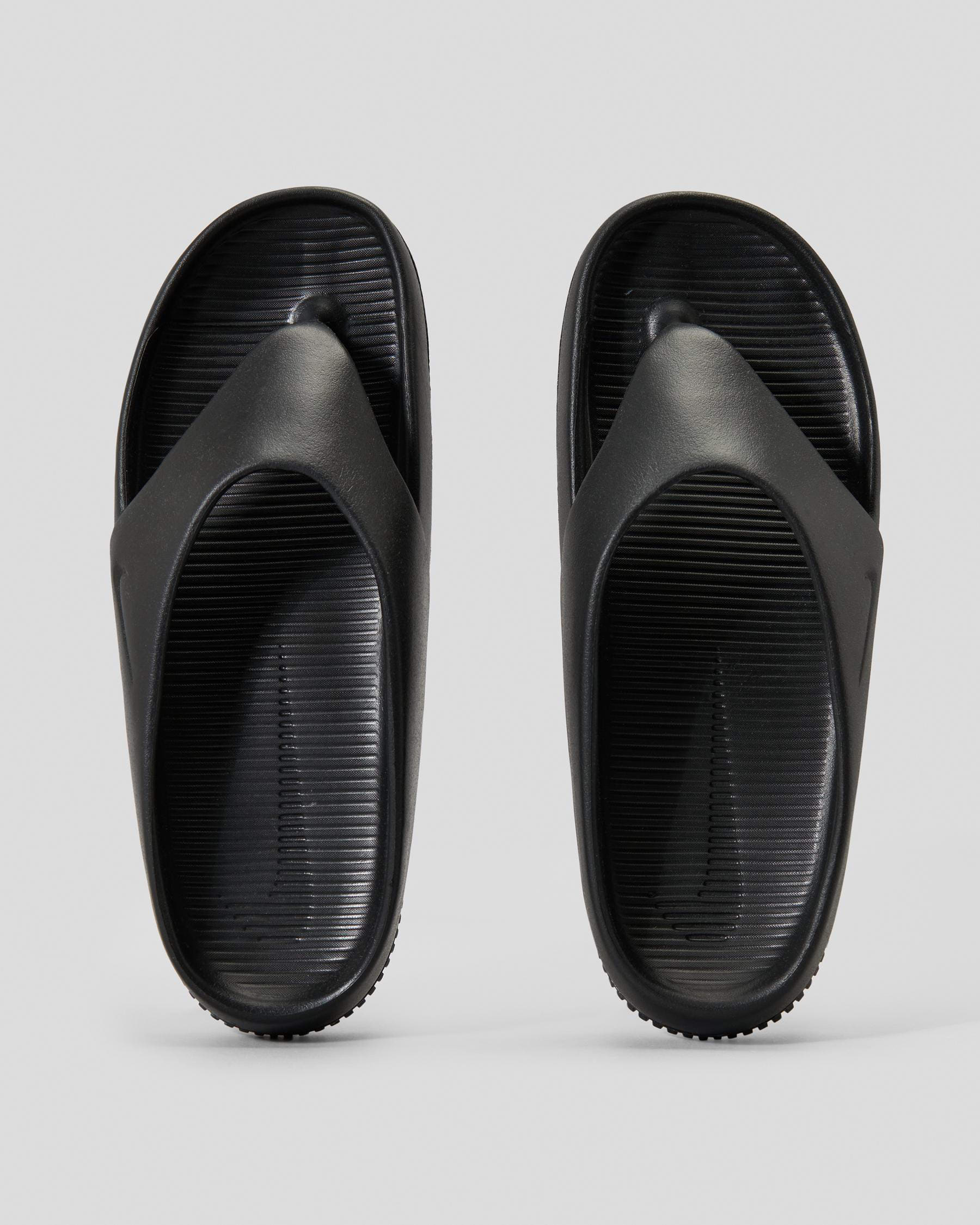 Shop Nike Calm Thongs In Black/black - Fast Shipping & Easy Returns ...