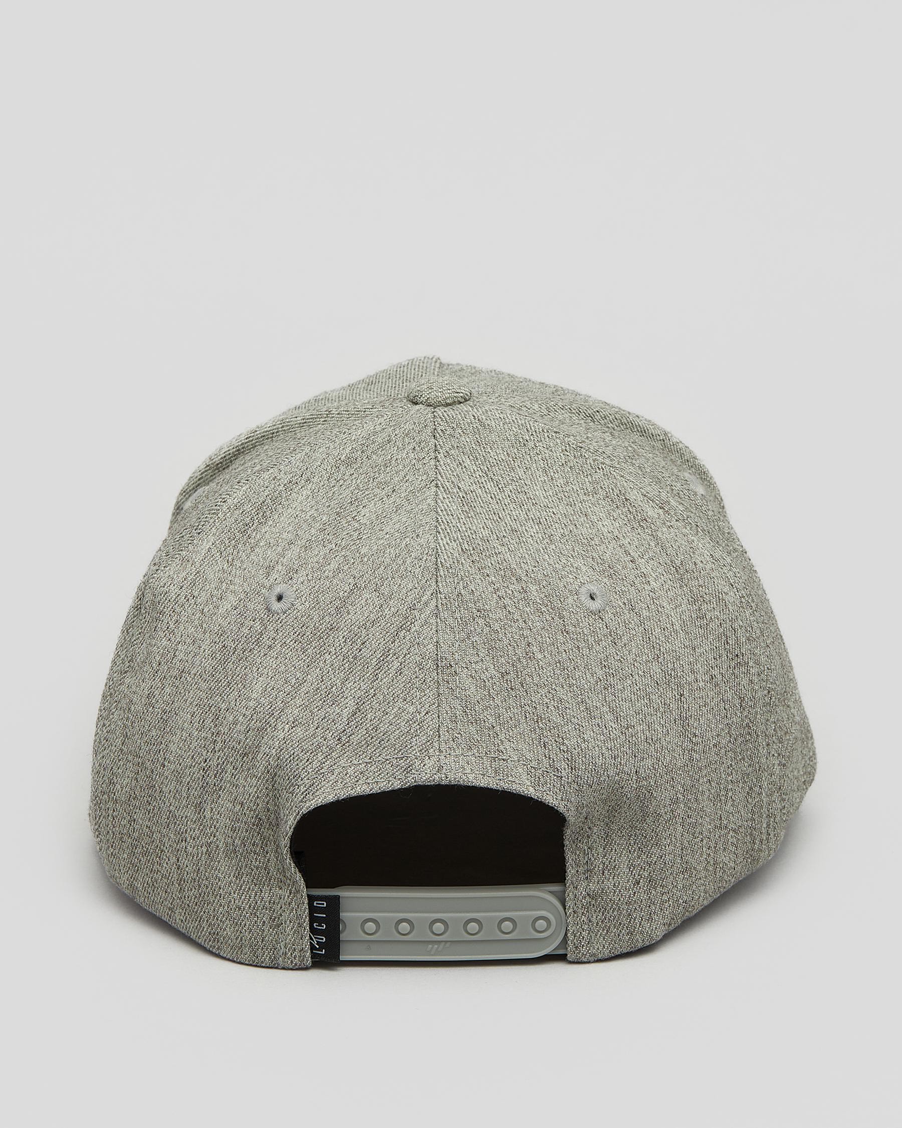 Shop Lucid Block Snapback Cap In Heather Grey - Fast Shipping & Easy ...