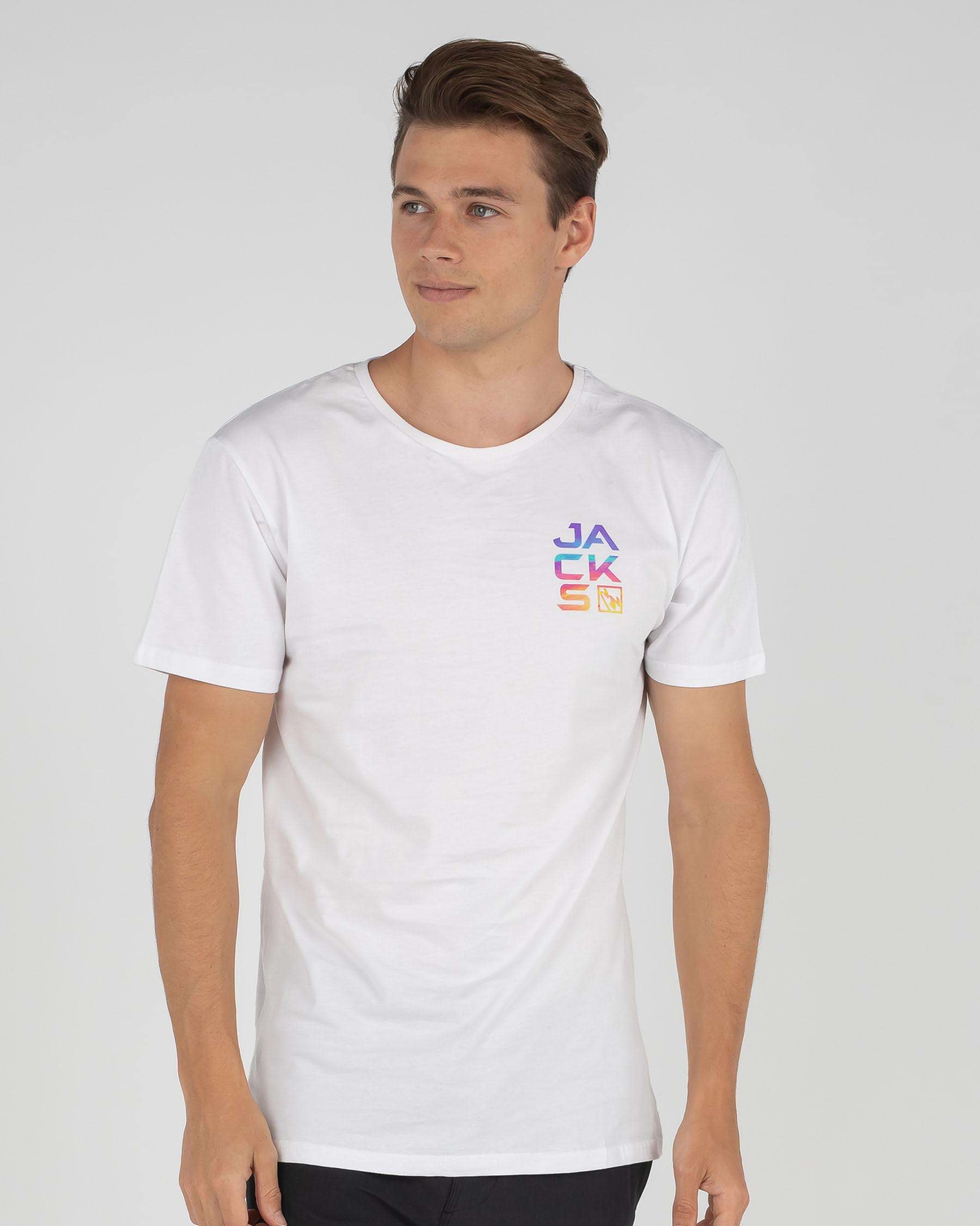 Jacks Horizons T-Shirt In White - Fast Shipping & Easy Returns - City ...
