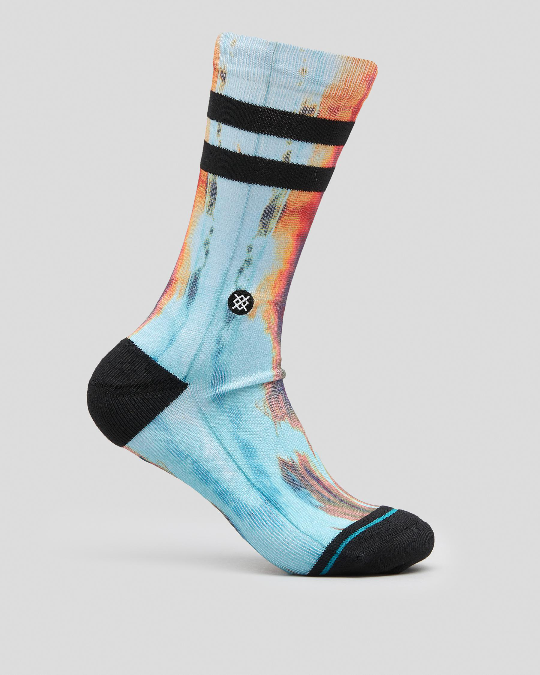 Shop Stance Quick Dip Crew Socks In Multi - Fast Shipping & Easy ...