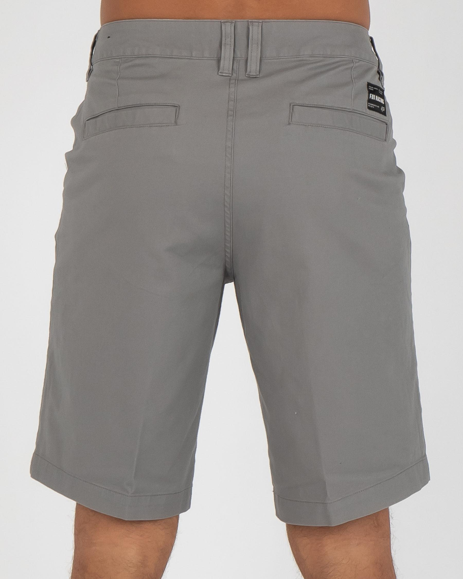 Fox Essex 2.0 Walk Shorts In Pewter - Fast Shipping & Easy Returns ...