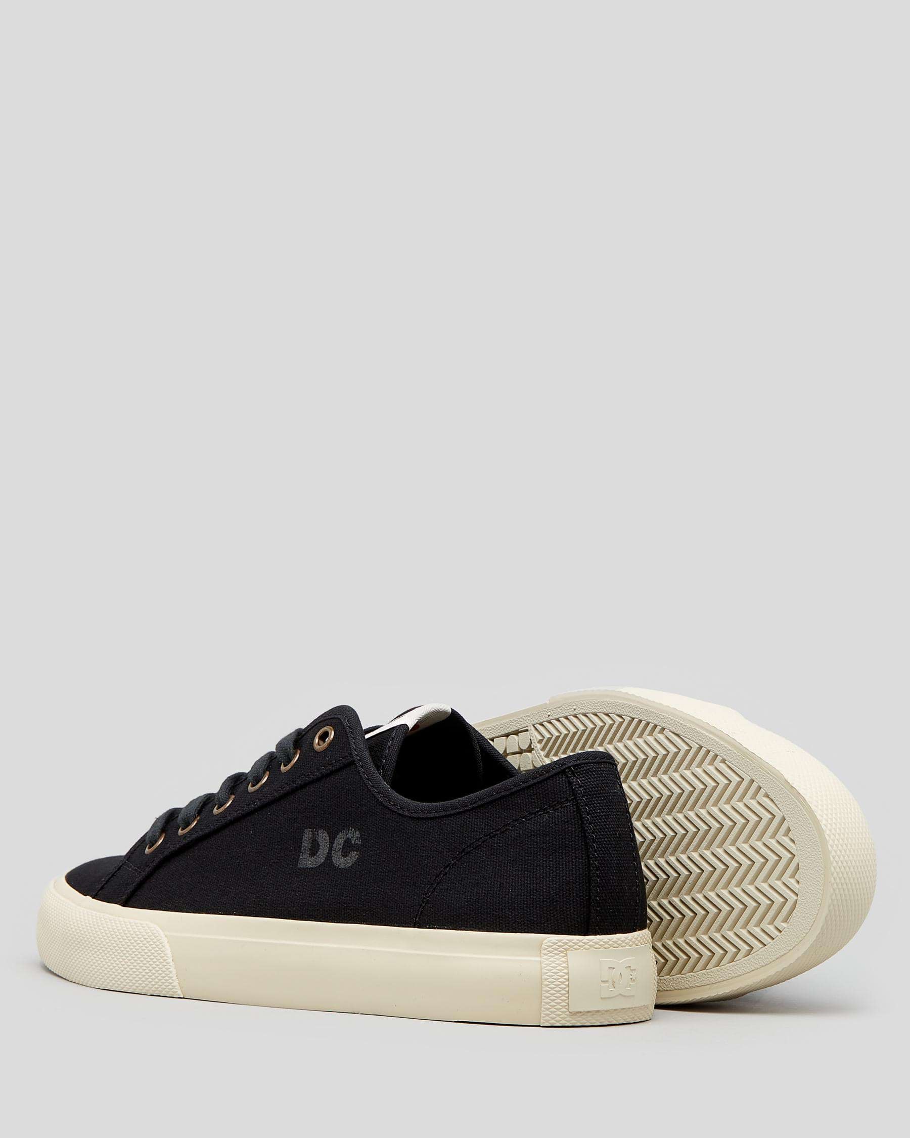 Shop DC Shoes Manual SVM Shoes In Overdye Black - Fast Shipping & Easy ...