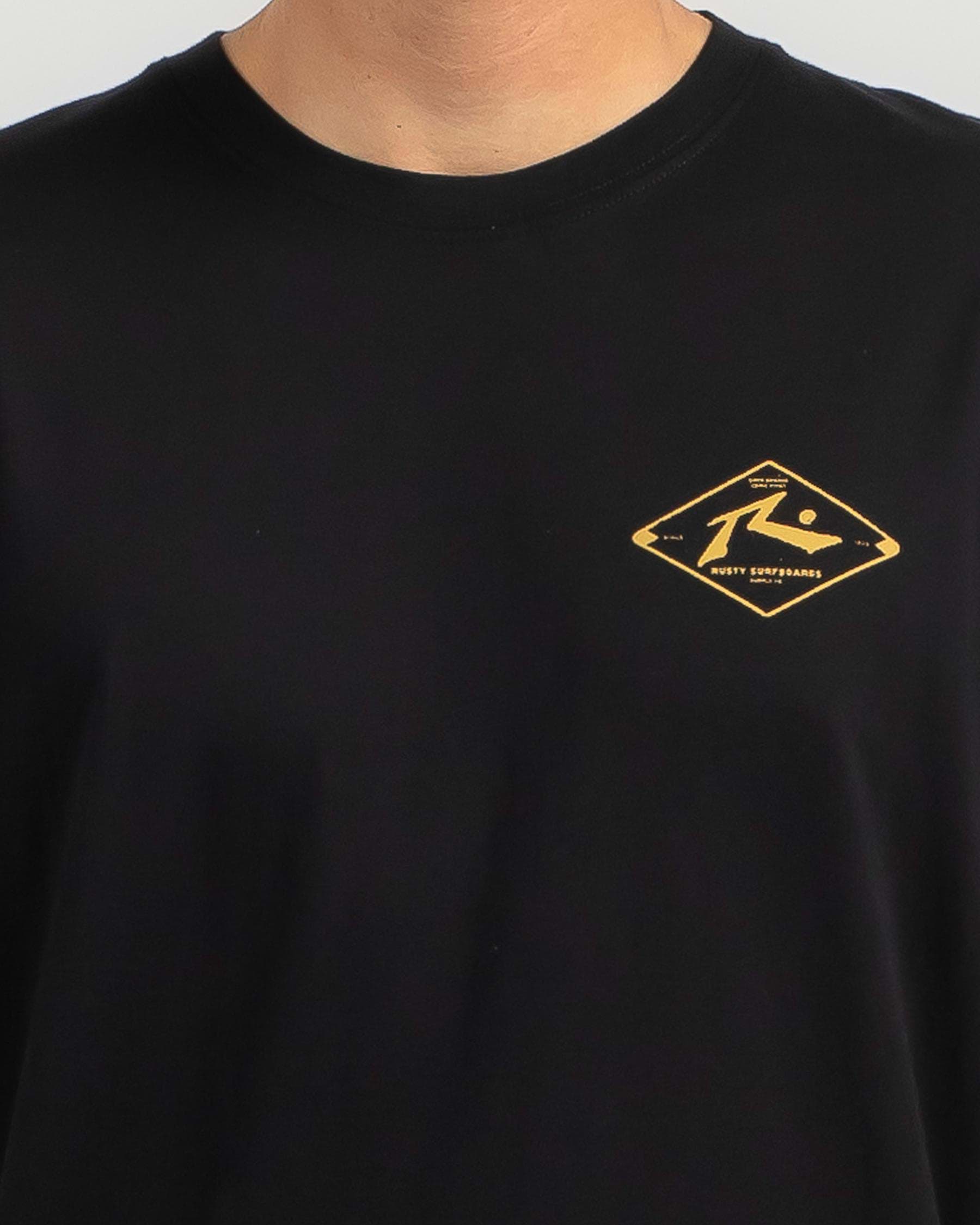 Shop Rusty Wull Wolume T-Shirt In Black 1 - Fast Shipping & Easy ...