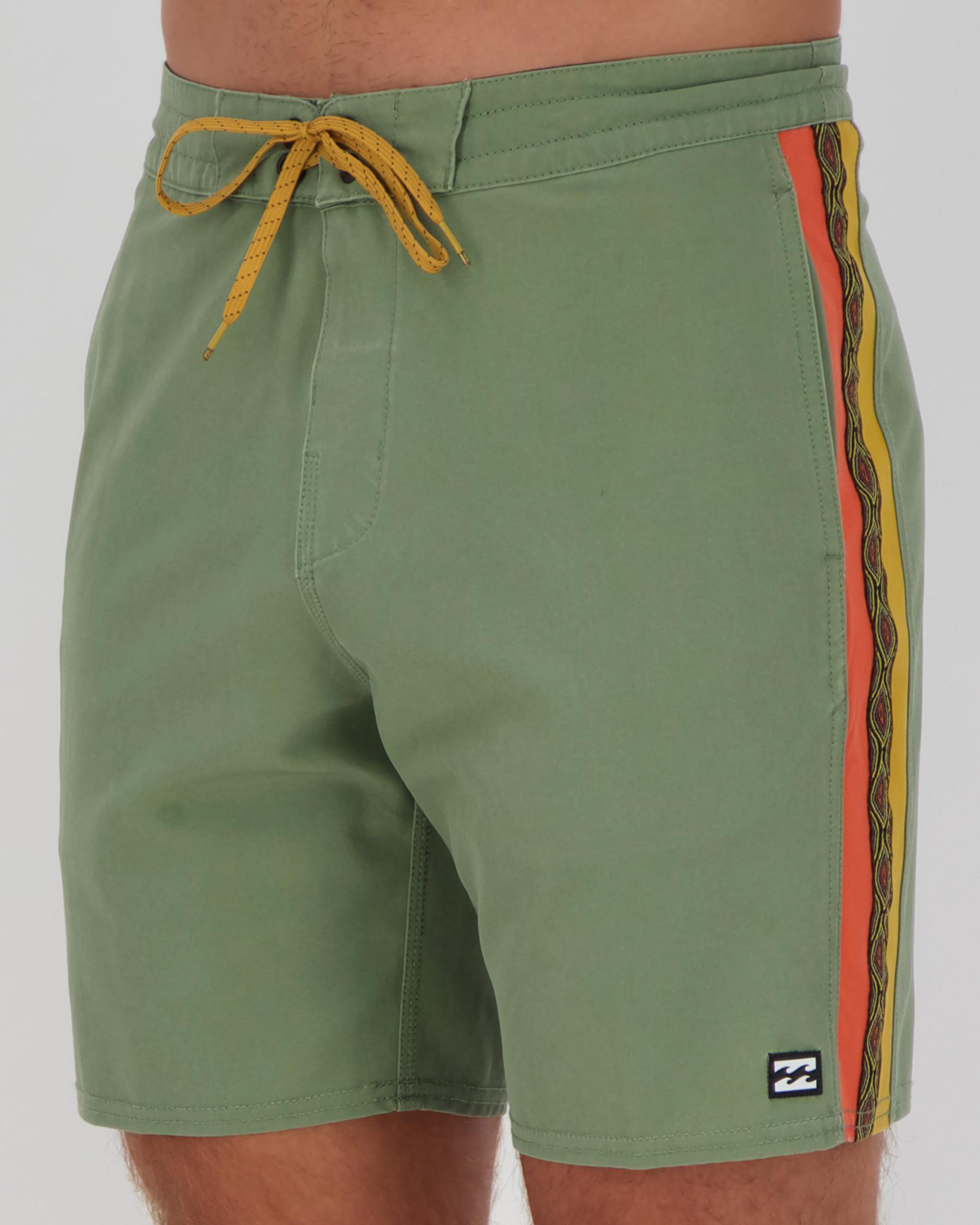 Shop Billabong DBah LT Board Shorts In Sage - Fast Shipping & Easy ...