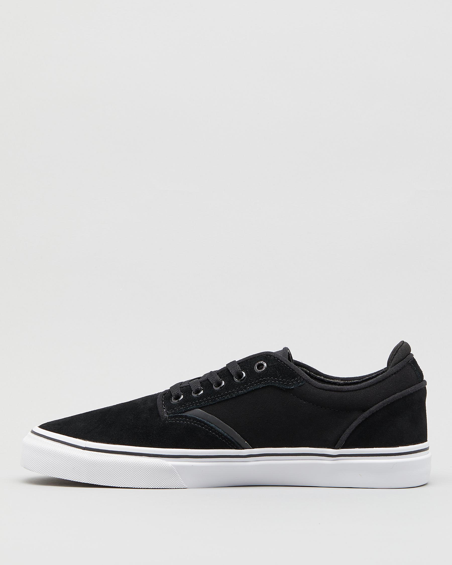 Shop Emerica Dickson Shoes In Black/white/gold - Fast Shipping & Easy ...