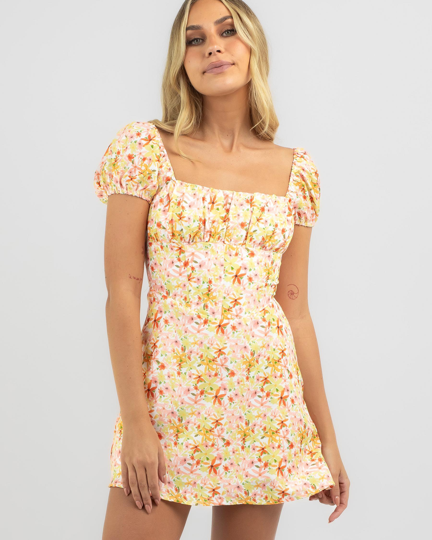 Ava And Ever Palm Beach Dress In Pink / Orange - Fast Shipping & Easy ...