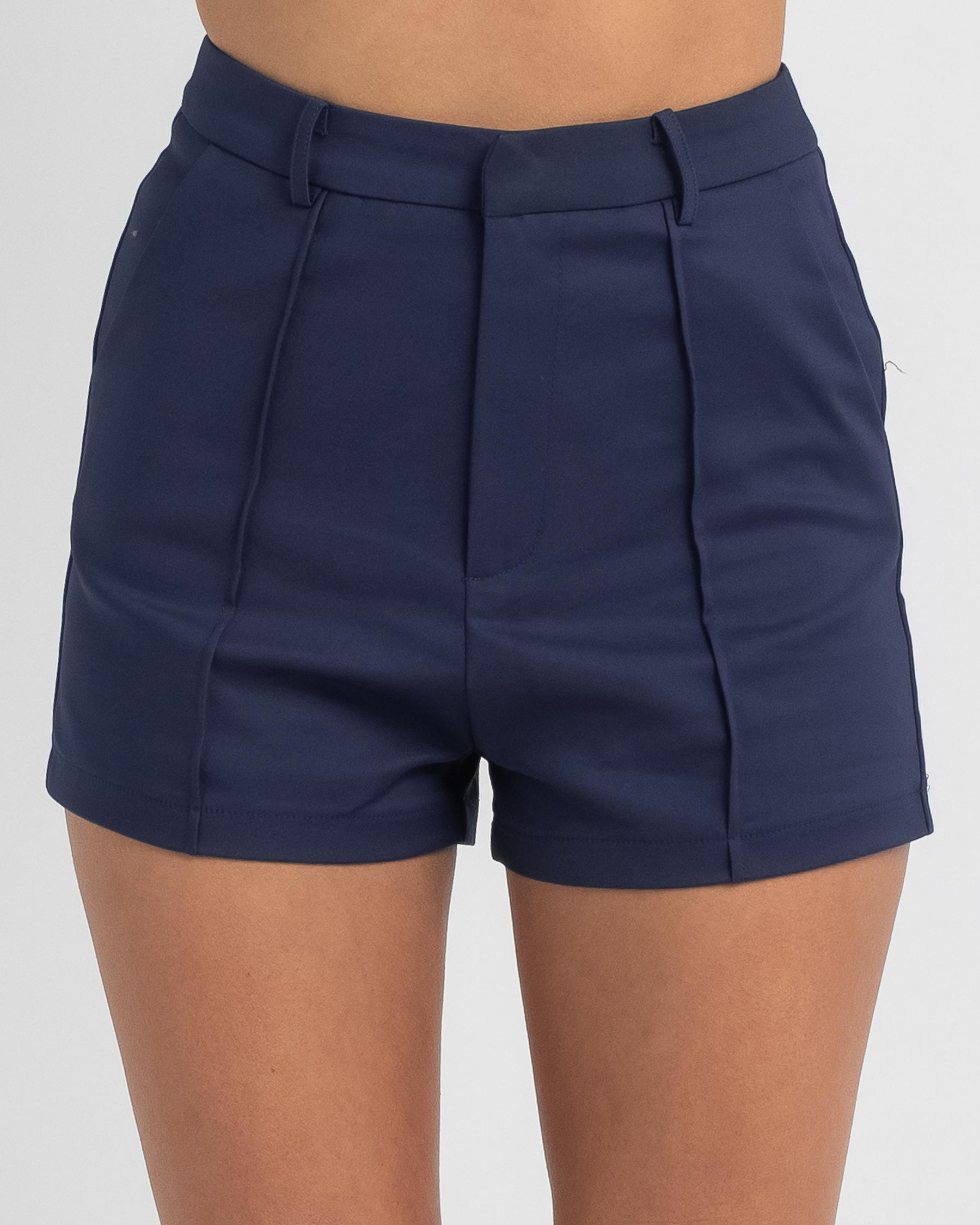 Shop Ava And Ever Helena Shorts In Ink - Fast Shipping & Easy Returns ...