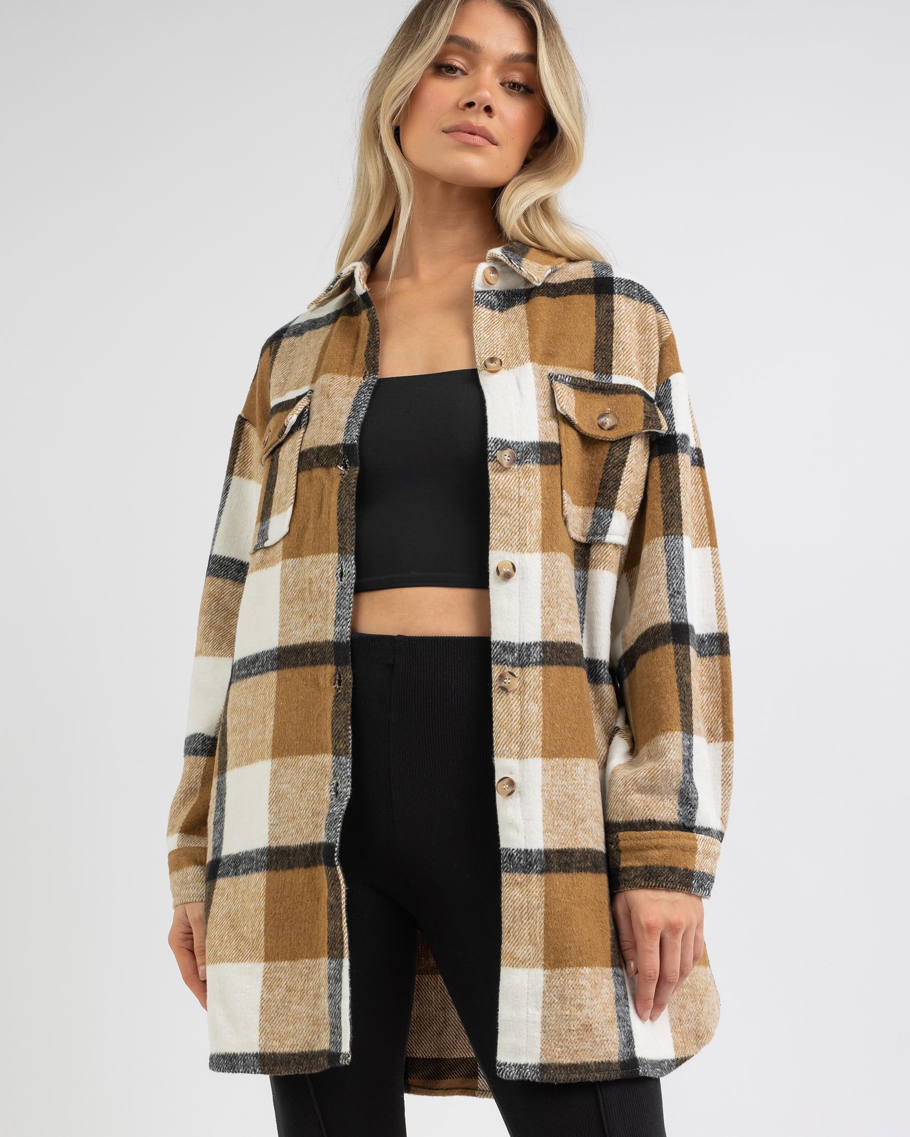 Shop House Of Sienna Alexander Jacket In Camel - Fast Shipping & Easy ...