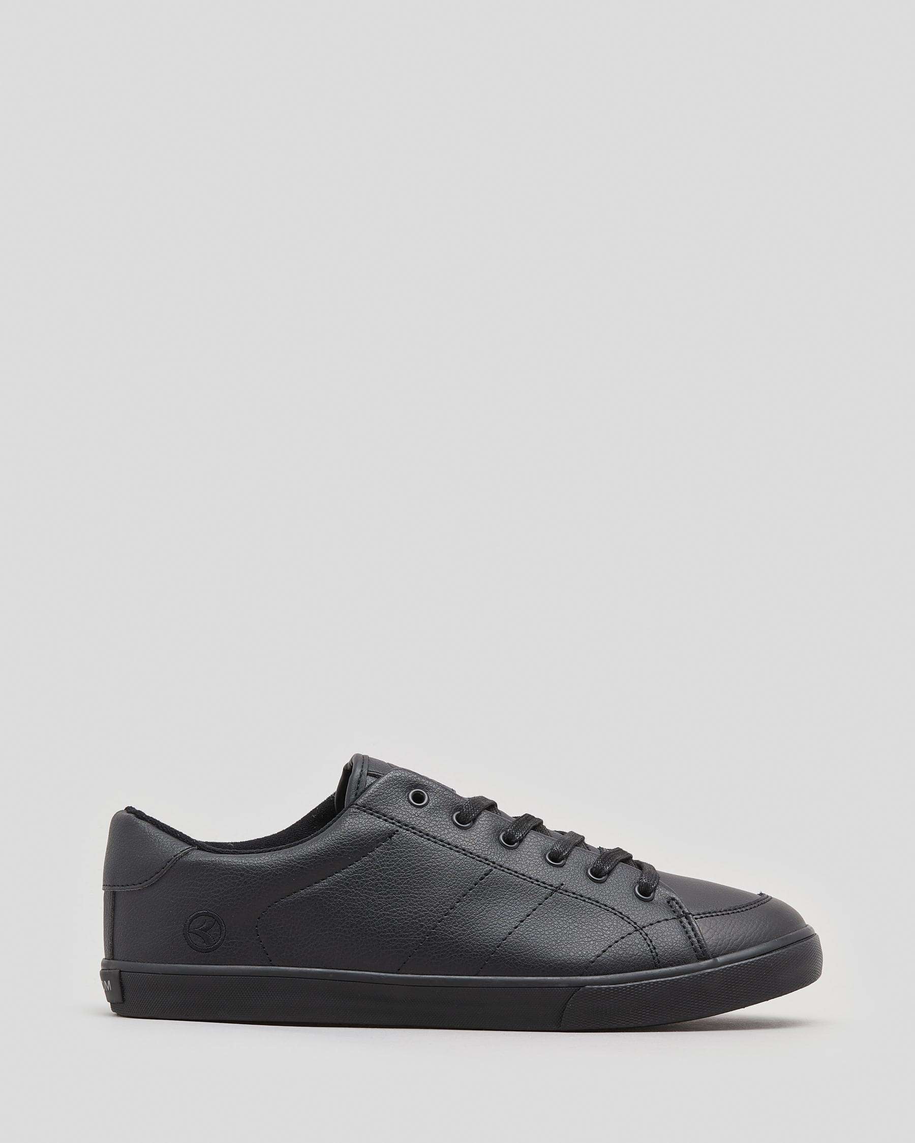 Shop Kustom Kramer BTS Shoes In Blk Leather - Fast Shipping & Easy ...