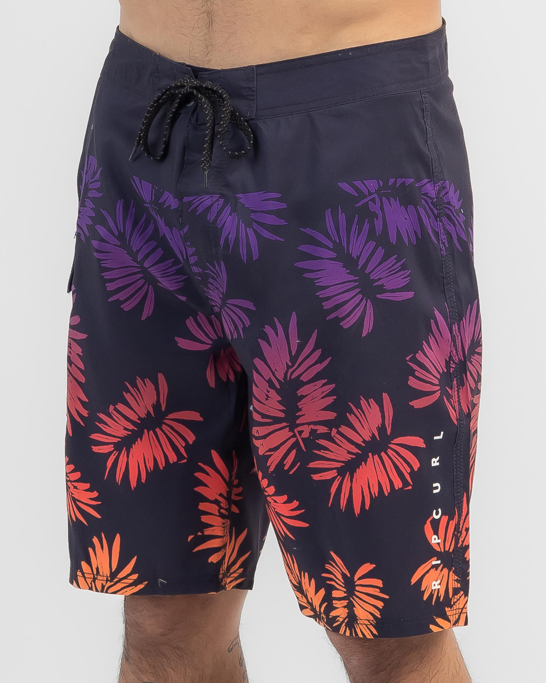 Shop Rip Curl Egan Island Board Shorts In Black - Fast Shipping & Easy ...