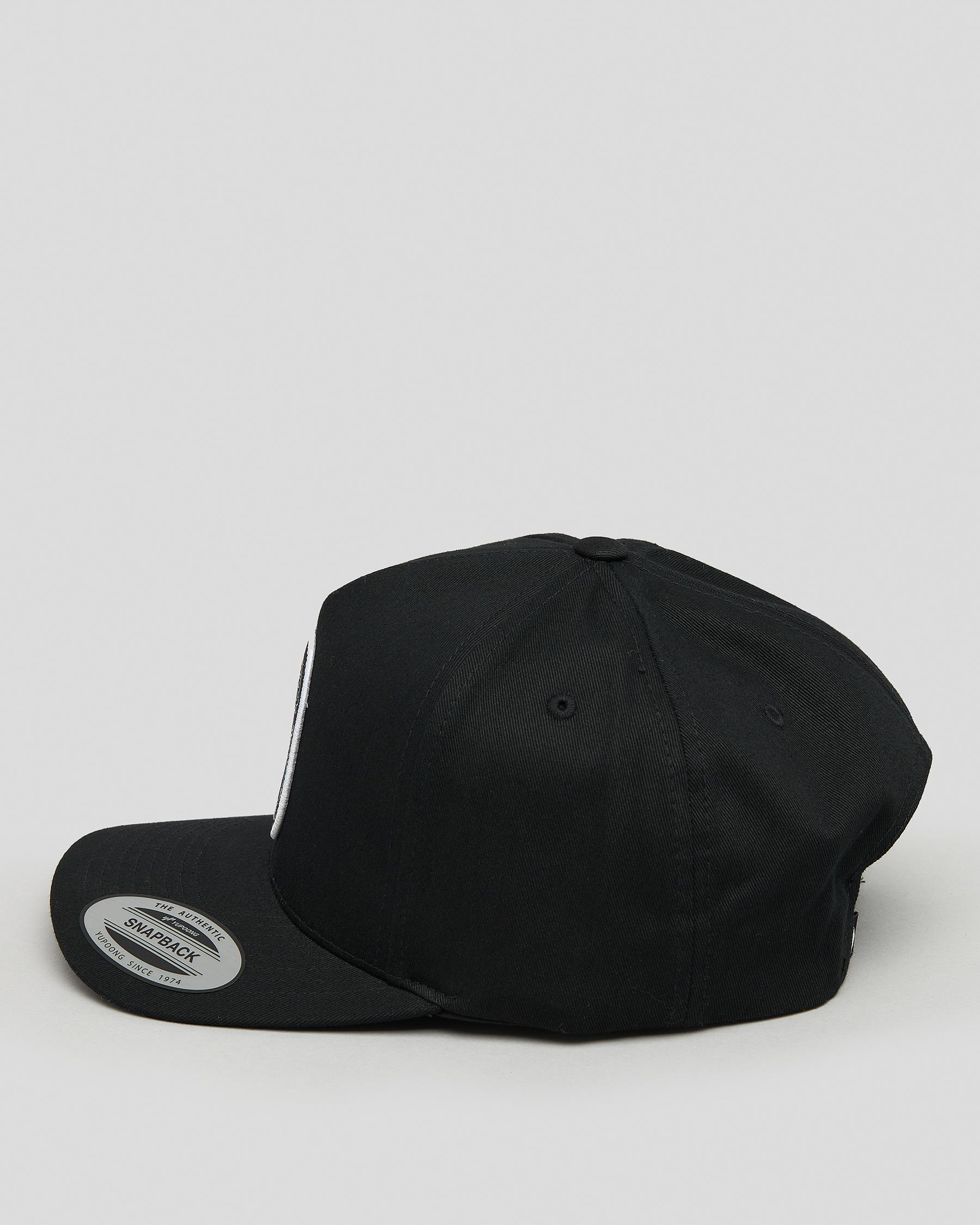 Shop The Mad Hueys Ahoy Ahoy FKR Twill Snapback Cap In Black - Fast ...