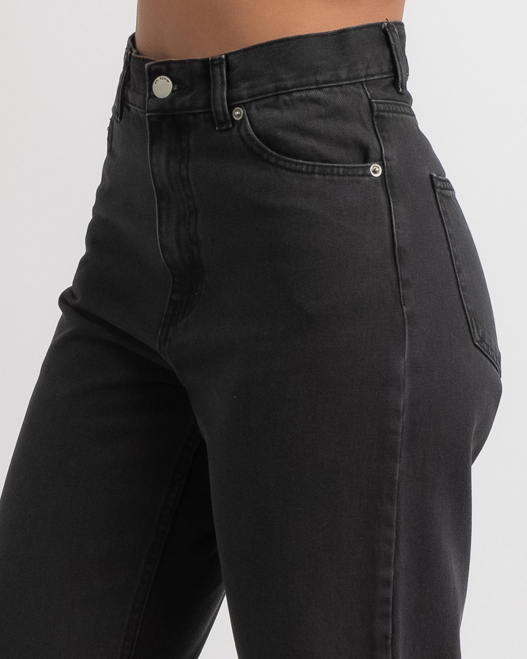 Shop Dr Denim Echo Jeans In Concrete Black - Fast Shipping & Easy ...