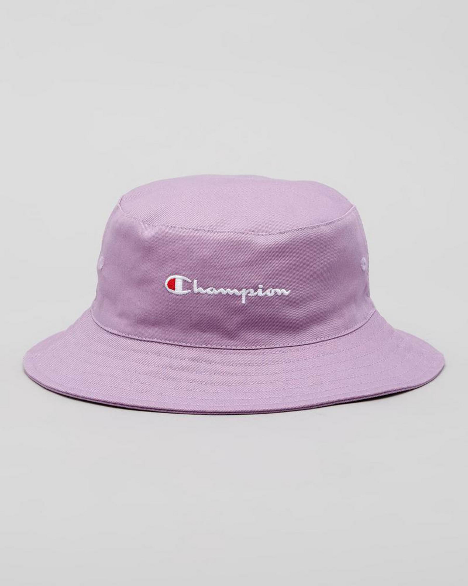 Shop Champion Girls' Logo Bucket Hat In Frosted Grape - Fast Shipping ...