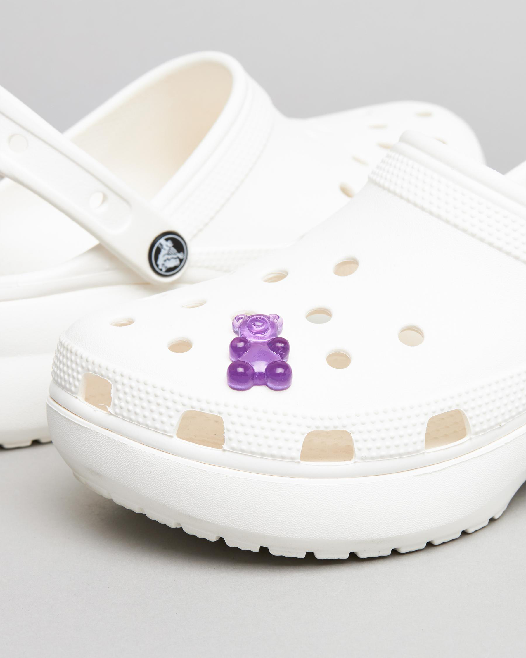 Shop Crocs Purple Candy Bear Jibbitz In Multi - Fast Shipping & Easy ...