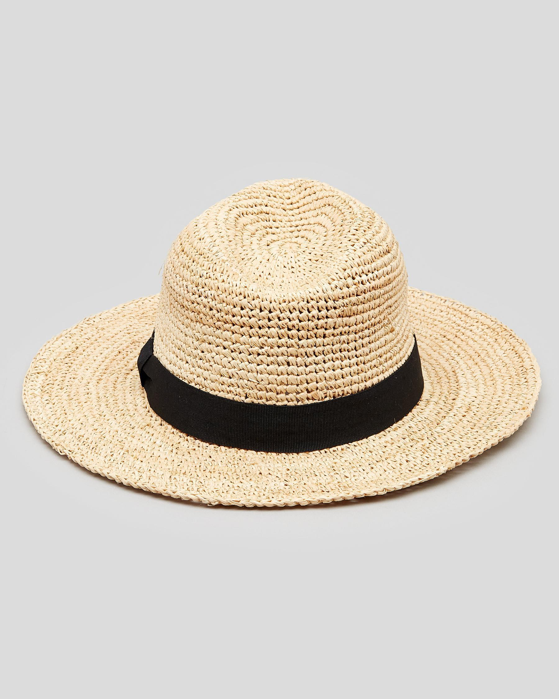 Shop Mooloola Madeira Panama Hat In Natural - Fast Shipping & Easy ...