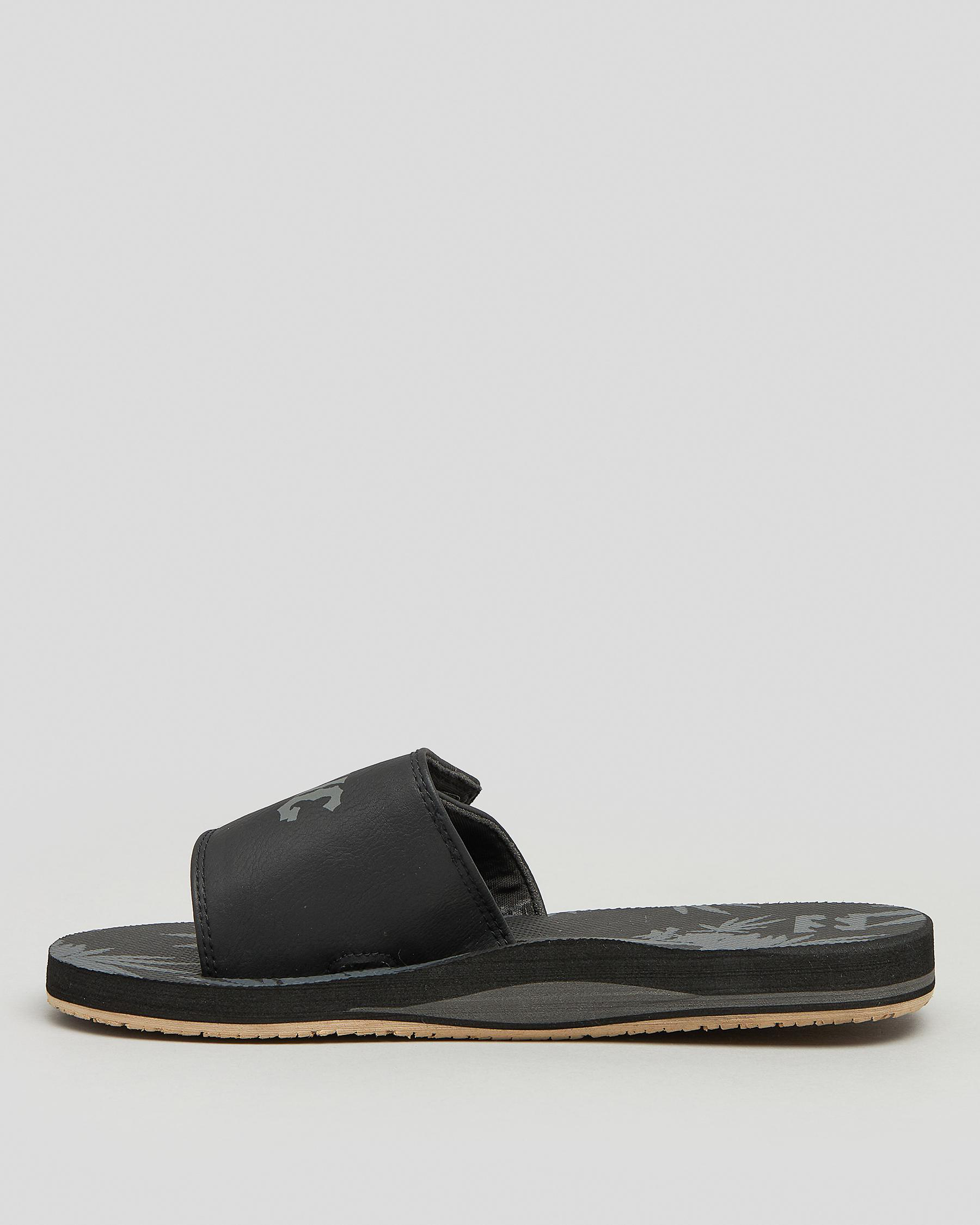 Shop Billabong Boys' All Day Impact Slides In Black - Fast Shipping ...