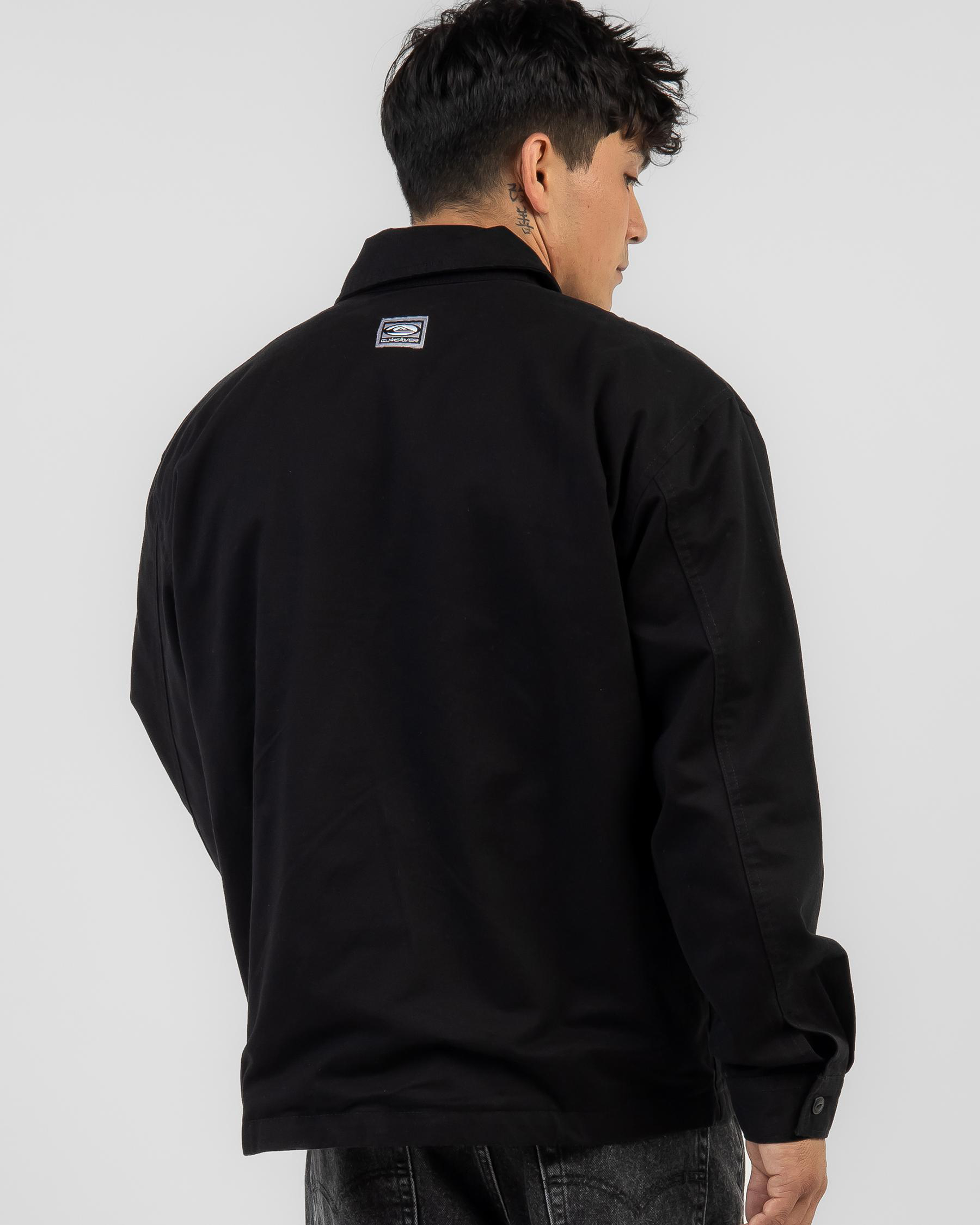 Shop Quiksilver Ancestral Vibe Jacket In Black - Fast Shipping & Easy ...