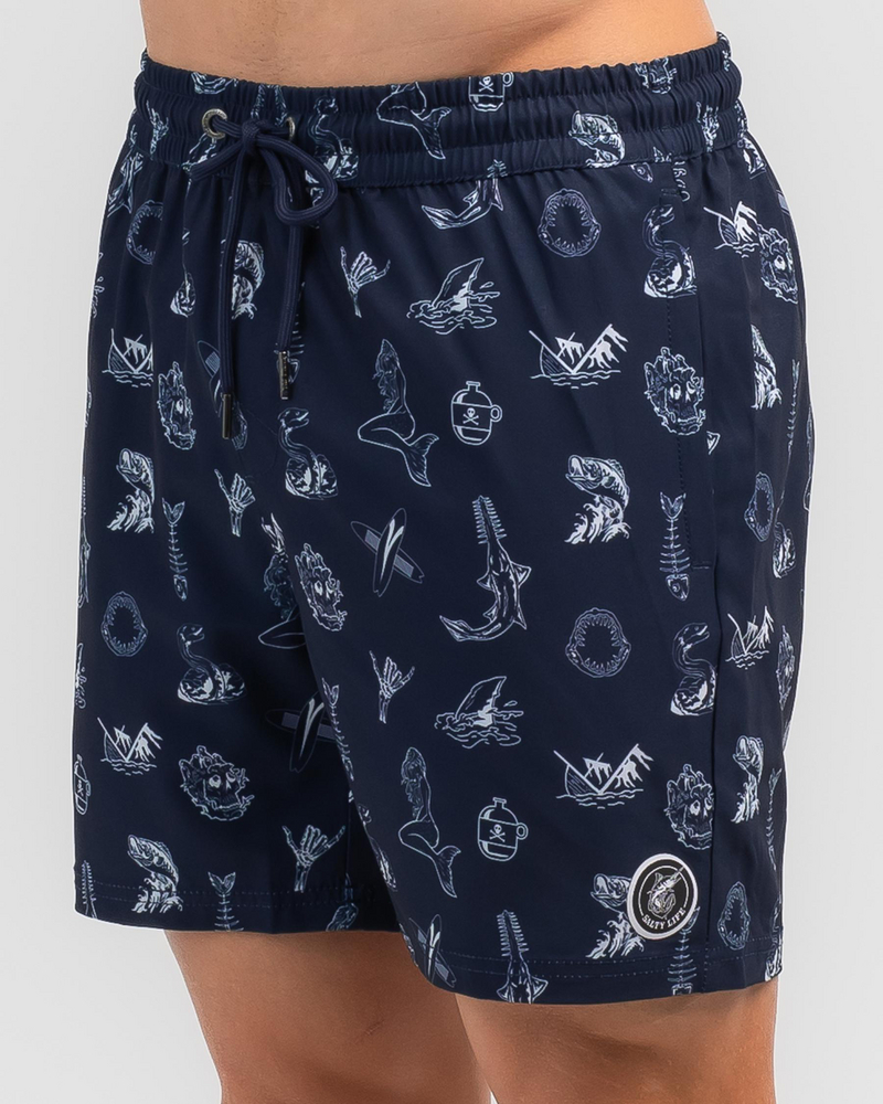Salty Life Poisonous Mully Shorts In Navy | City Beach Australia