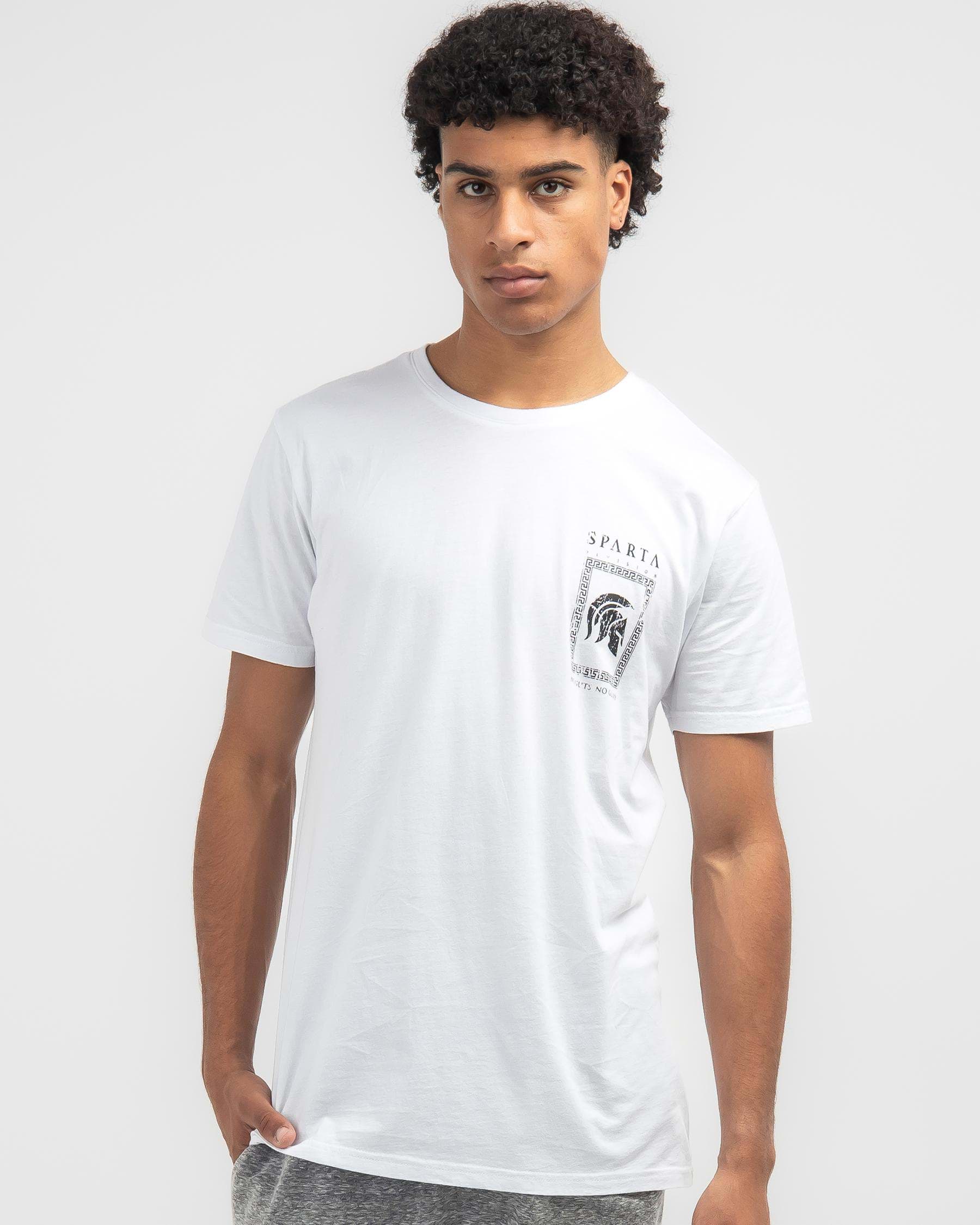 Shop Sparta Dagger T-Shirt In White - Fast Shipping & Easy Returns ...
