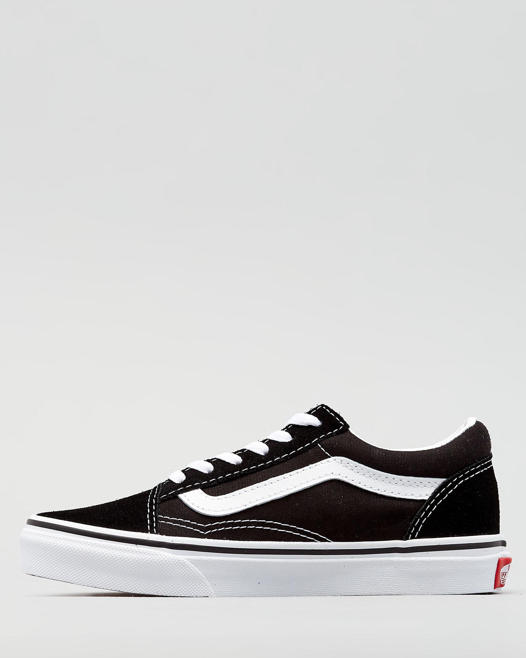 Vans Boys' Old Skool Shoes In Black/white | City Beach Australia