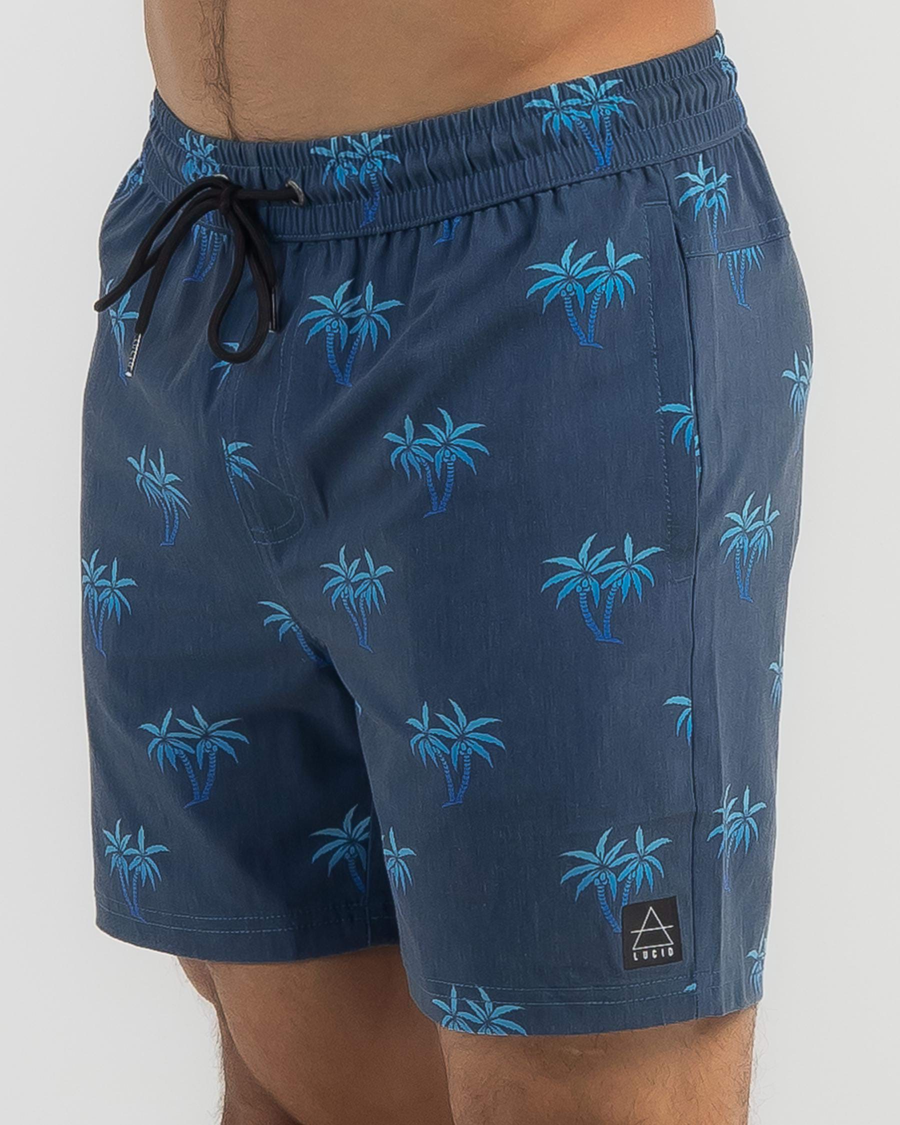 Shop Lucid Breezy Mully Shorts In Navy - Fast Shipping & Easy Returns ...