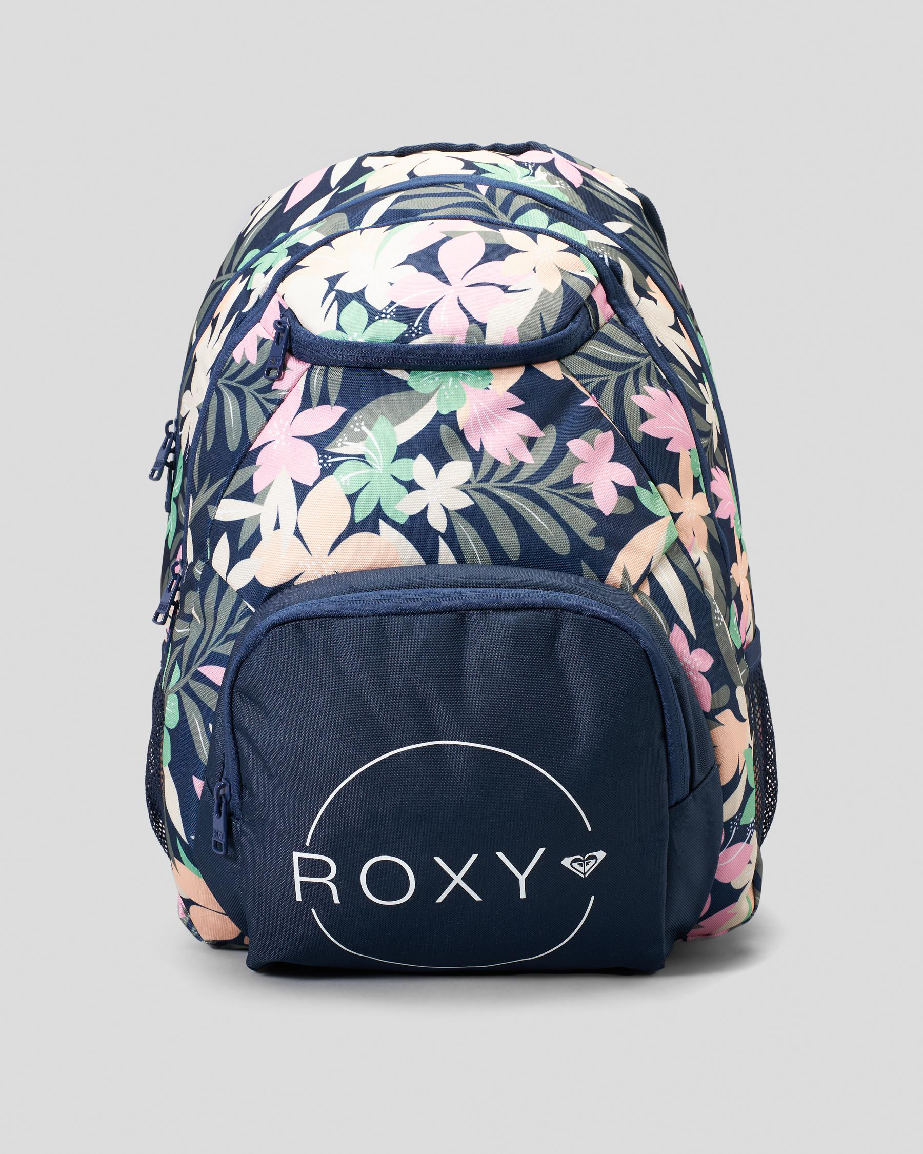 Shop Roxy Shadow Swell Printed Backpack In Naval Academy Ilacabo - Fast ...