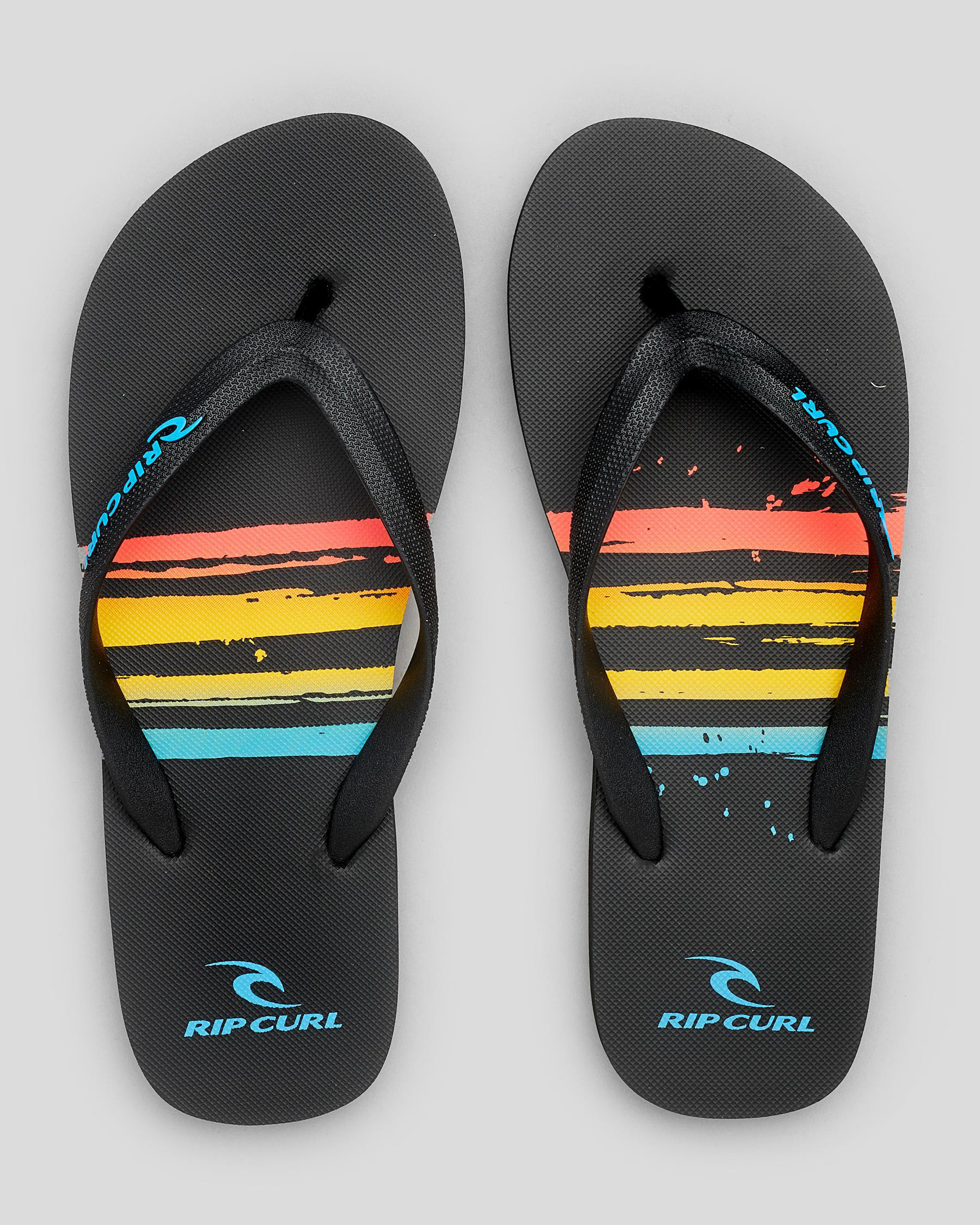 Shop Rip Curl Lines Thongs In Multi - Fast Shipping & Easy Returns ...