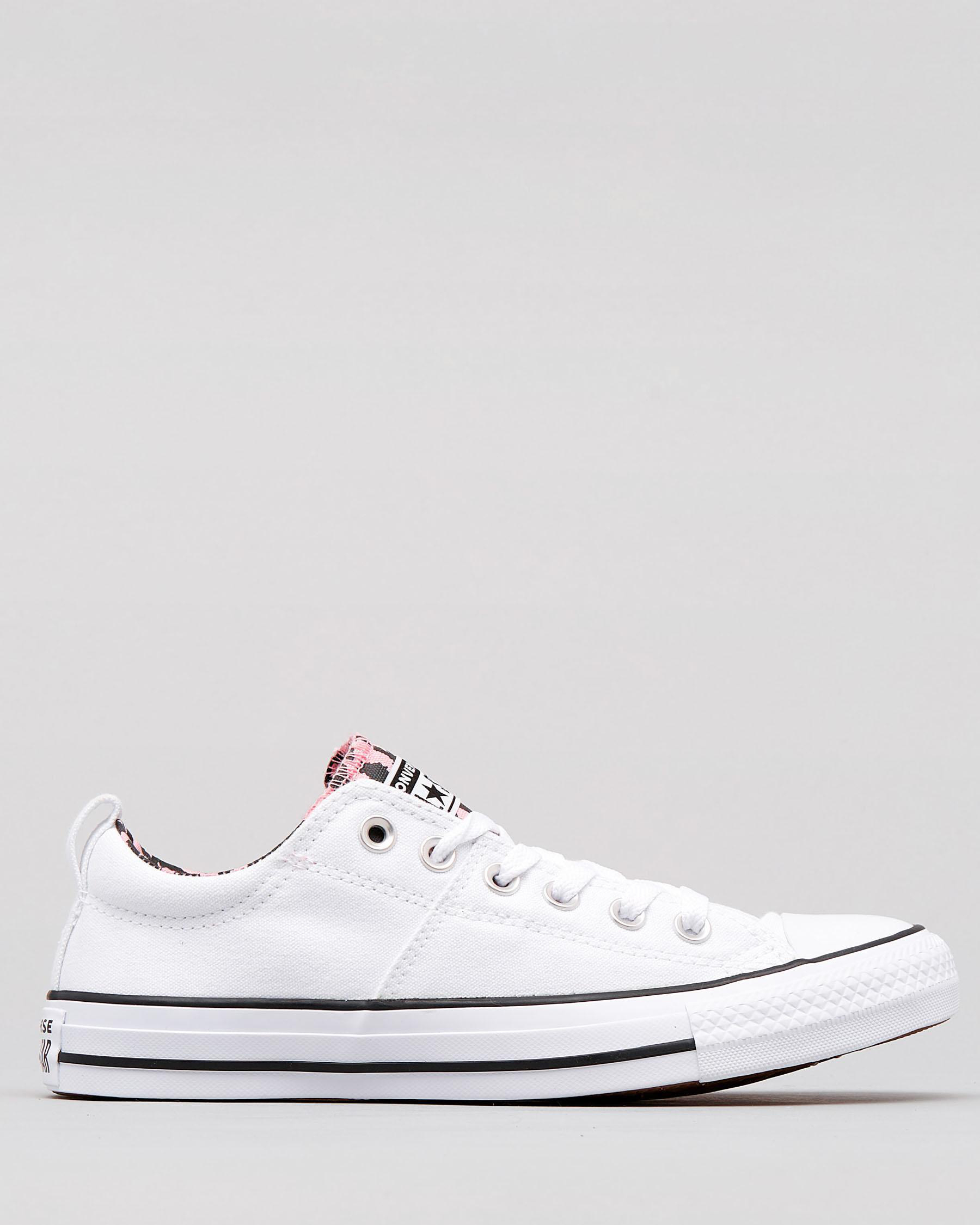 Shop Converse Womens Chuck Taylor All Star Madison Shoes In White/black ...