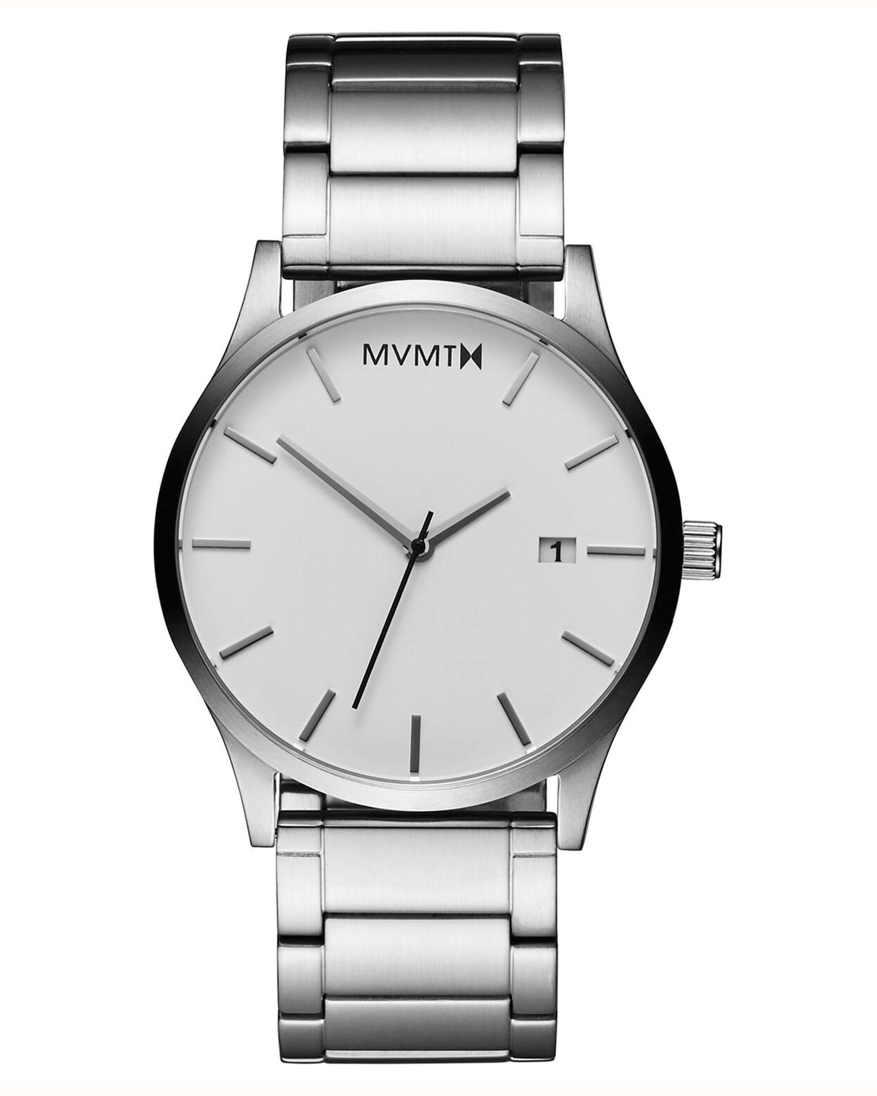 Shop Mvmt Watches Classic Watch In White Silver Fast Shipping Easy Returns City Beach Australia