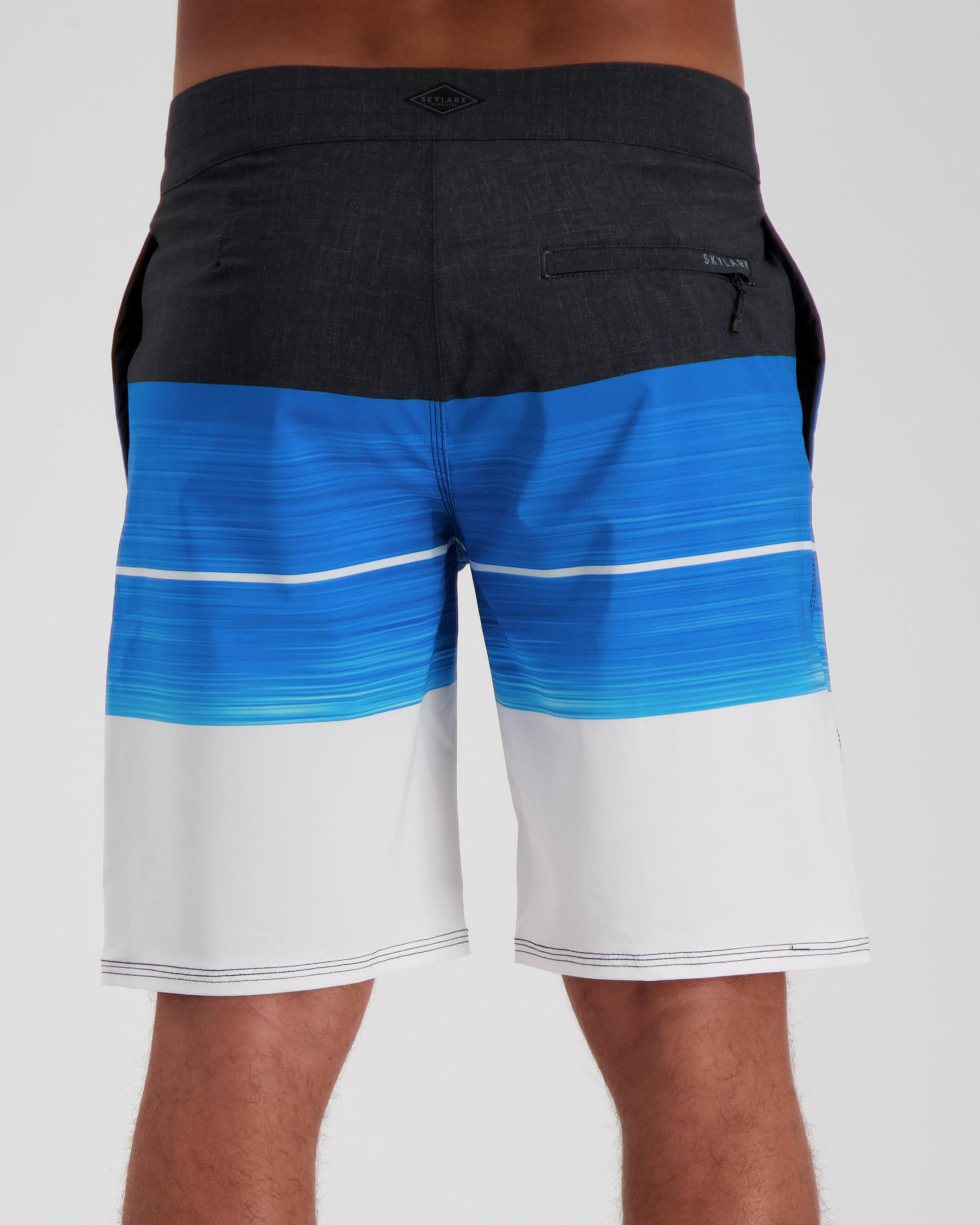 Skylark Coast Board Shorts In Blue - Fast Shipping & Easy Returns ...