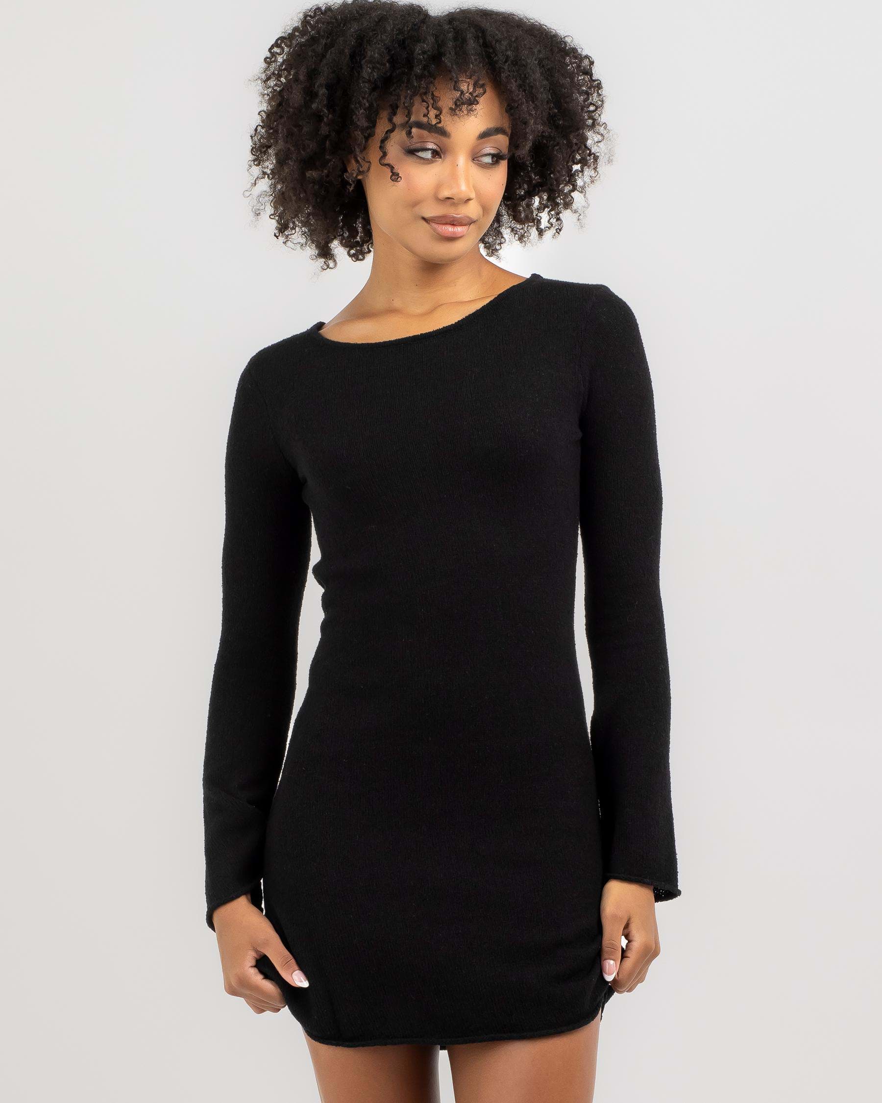 Shop Mooloola Eleanor Mini Dress In Black - Fast Shipping & Easy ...